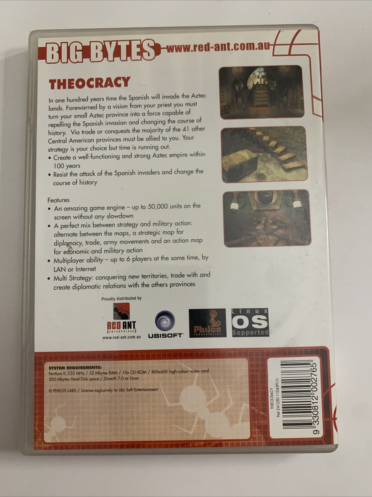 Theocracy PC CD-ROM Windows RTS Strategy 2000 Game