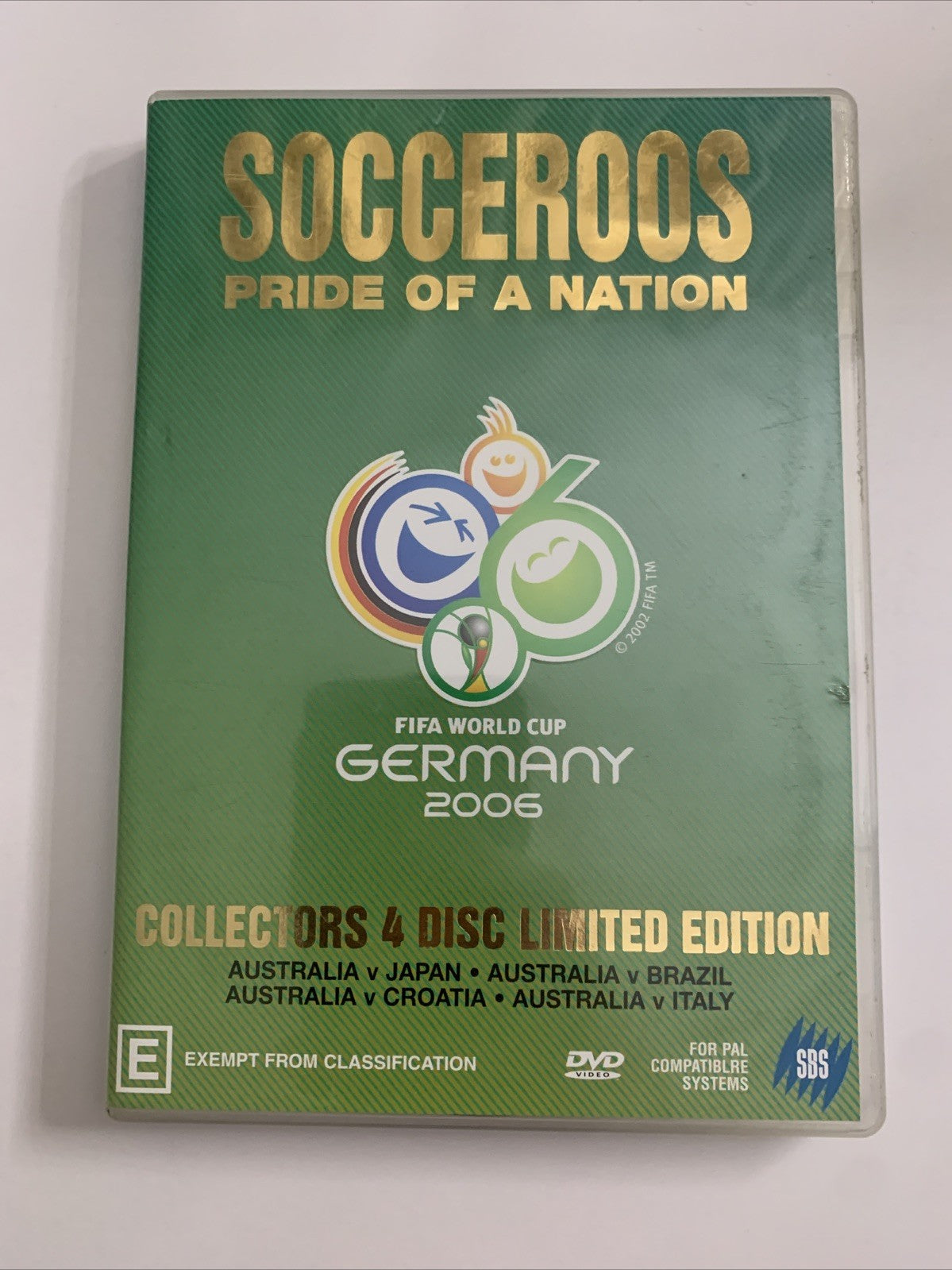 Socceroos Pride Of A Nation FIFA World Cup Germany 2006 (DVD, 2006) All Regions