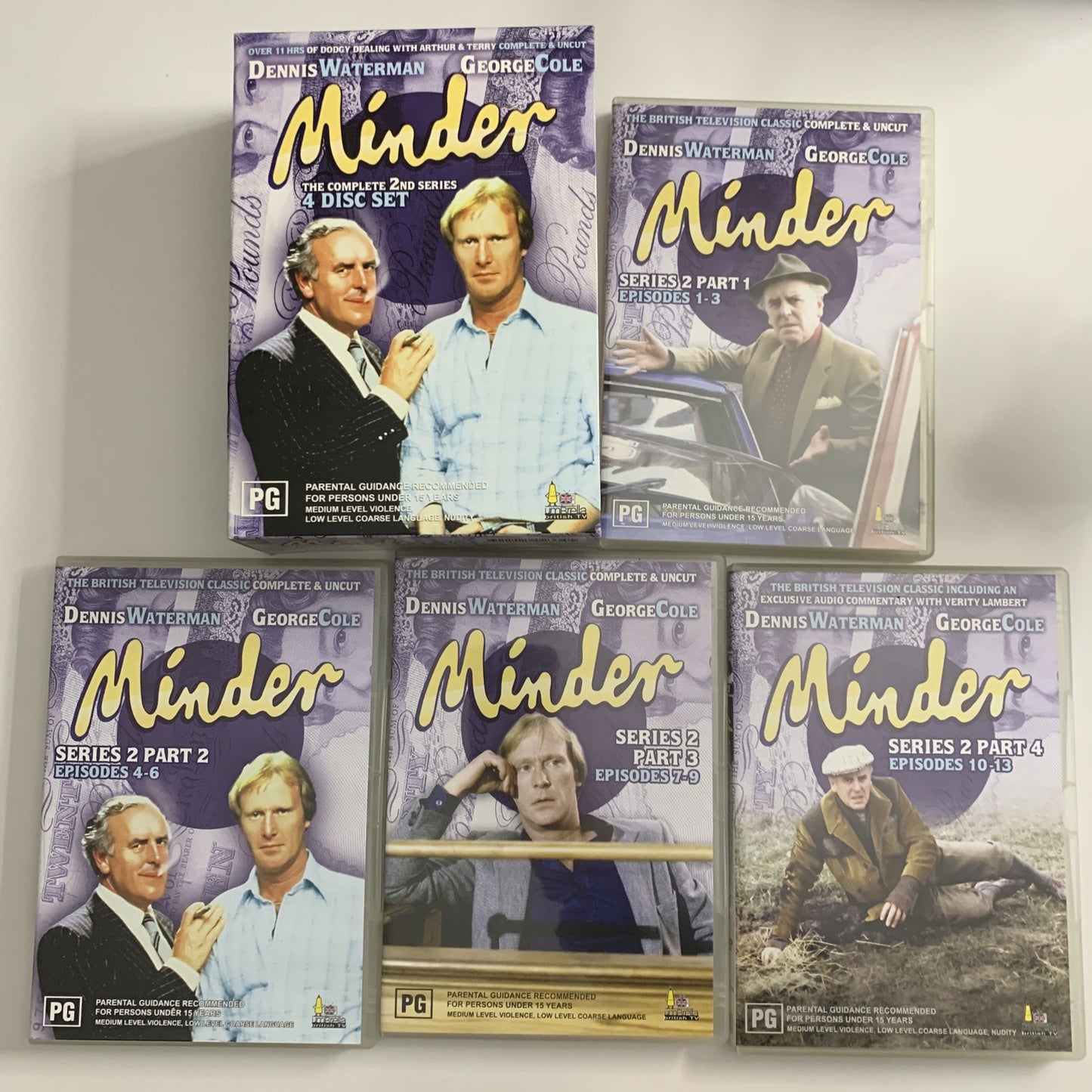 Minder : Series 2 Boxset (DVD, 1980) Comedy All Regions