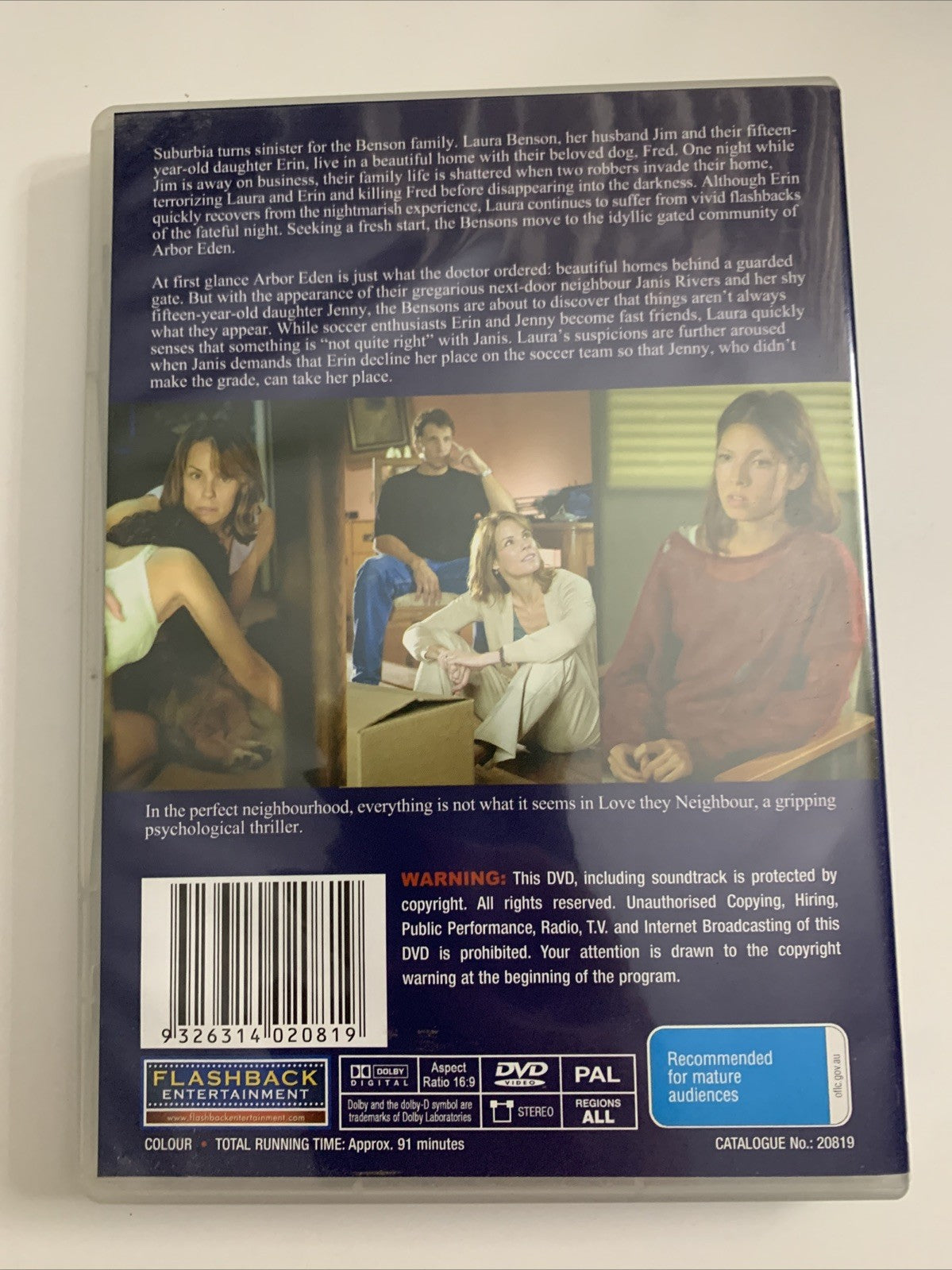 Love Thy Neighbour (DVD, 2005) Alexandra Paul, Gary Hudson, Shannon Lawson