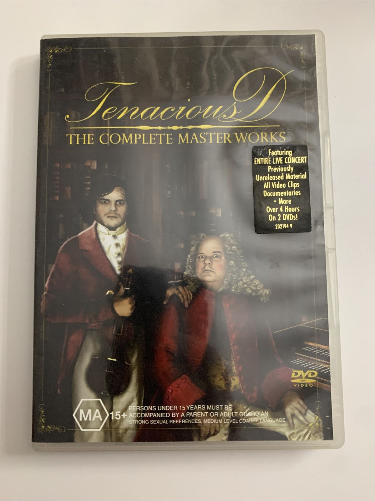 Tenacious D The Complete Masterworks (DVD, 2003) 2-Disc All Regions