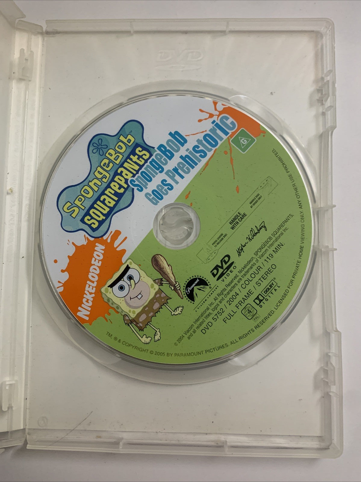 SpongeBob SquarePants : SpongeBob Goes Prehistoric (DVD, 2005) Region 4