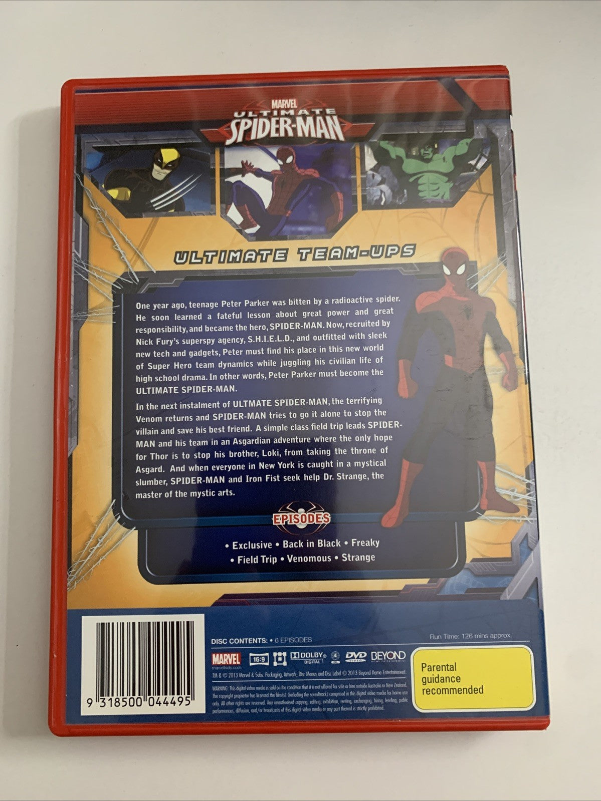 Ultimate Spider-Man: Ultimate Team-Ups (DVD, 2012) Animation Region 4