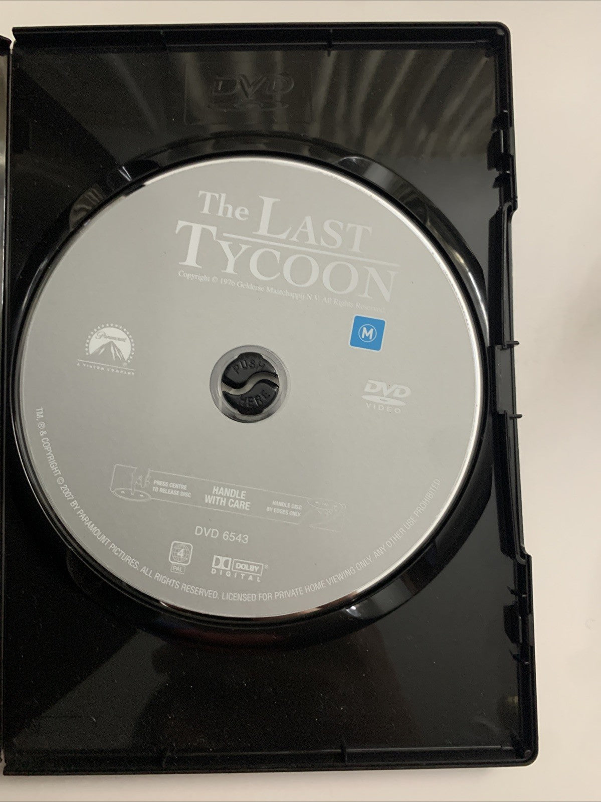 The Last Tycoon (DVD, 1977) Robert De Niro, Tony Curtis, Jack Nicholson Region 4