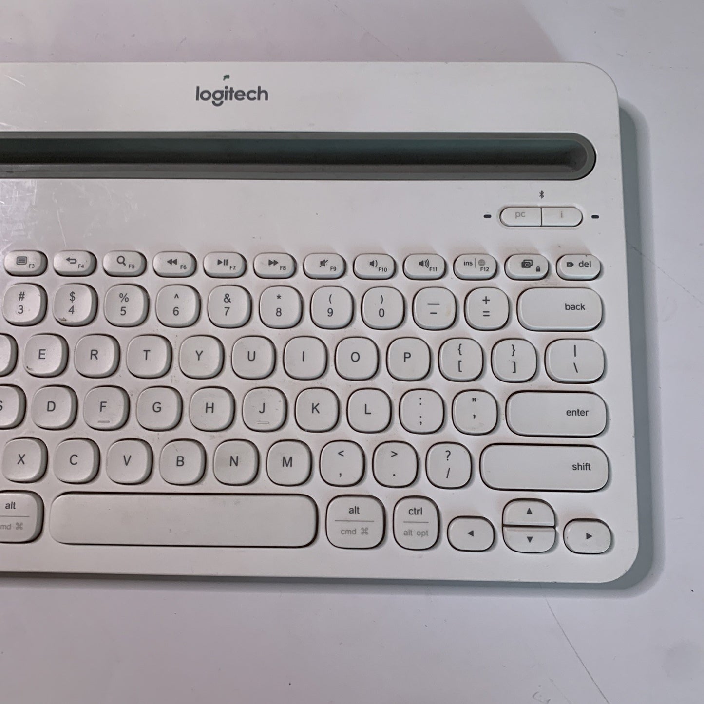 Logitech K480 Wireless Multi-Device Bluetooth Keyboard White