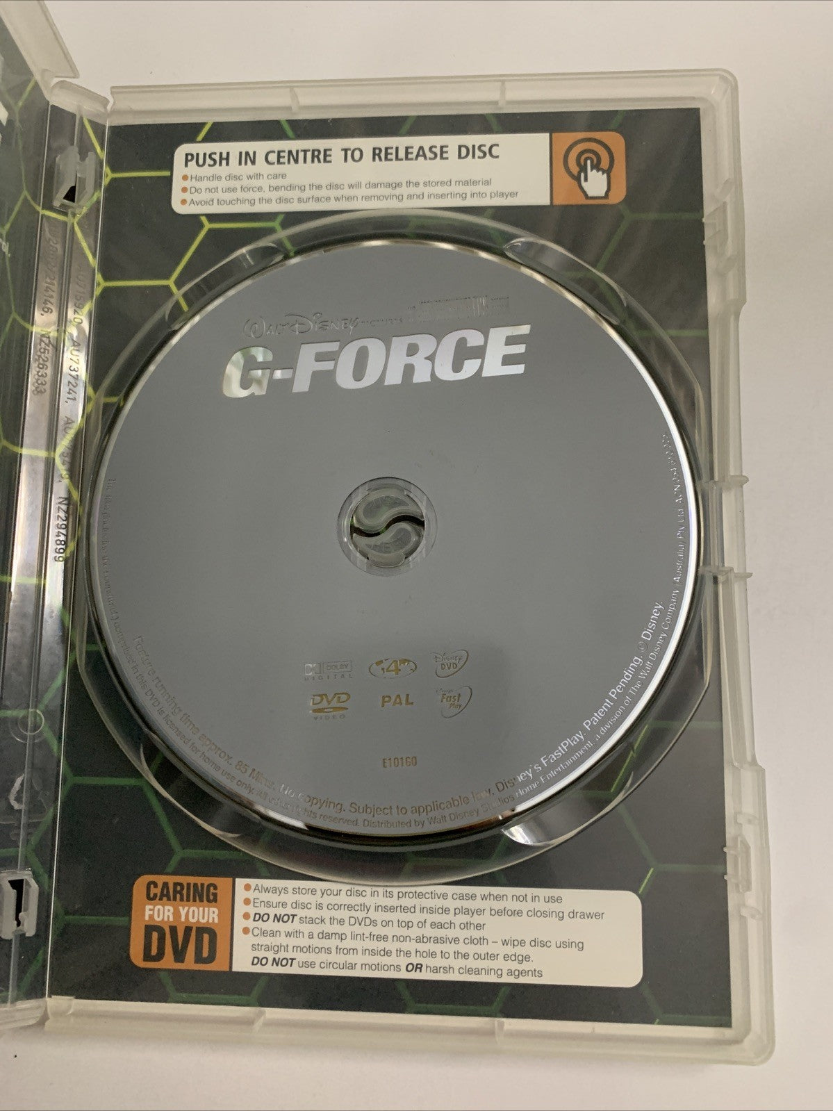 G-Force (DVD, 2009) Will Arnett, Penélope Cruz Disney Film Region 4