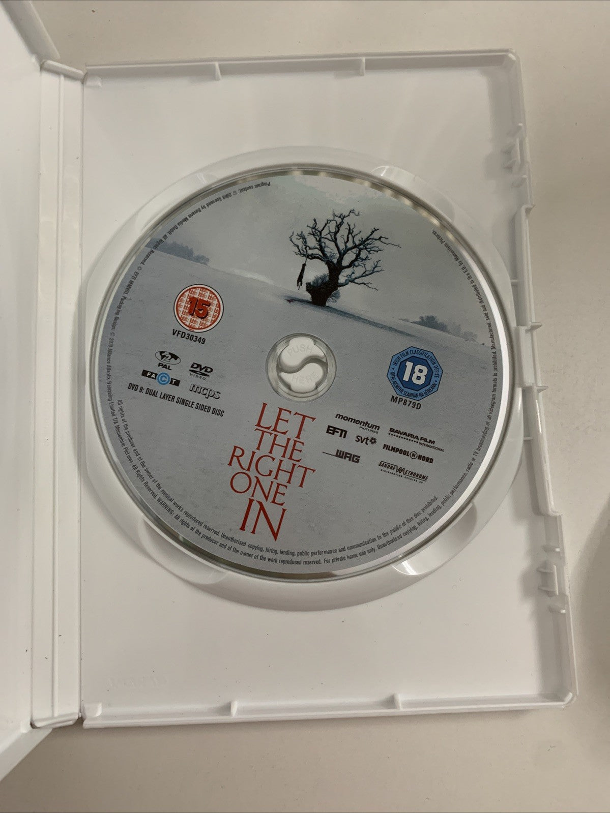 Let The Right One In (DVD, 2008) Horror Film Region 2