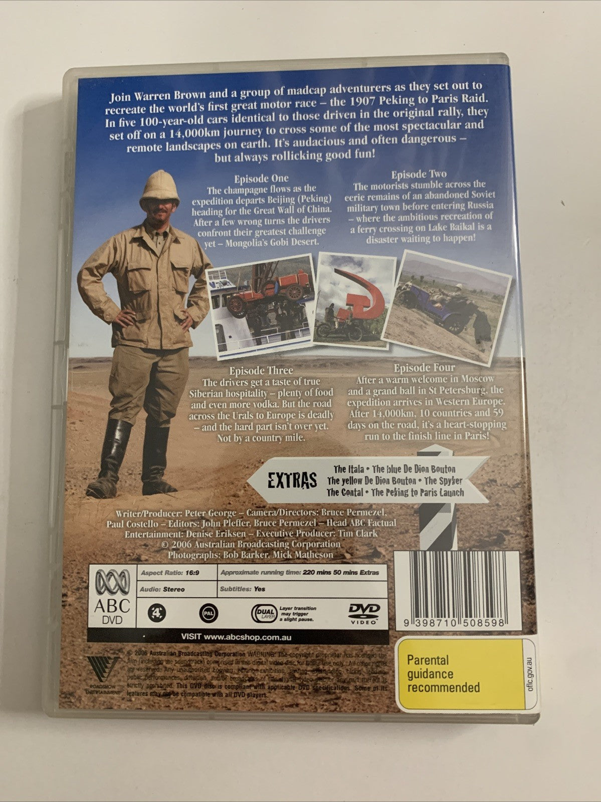 Peking To Paris (DVD) Warren Brown Region 4