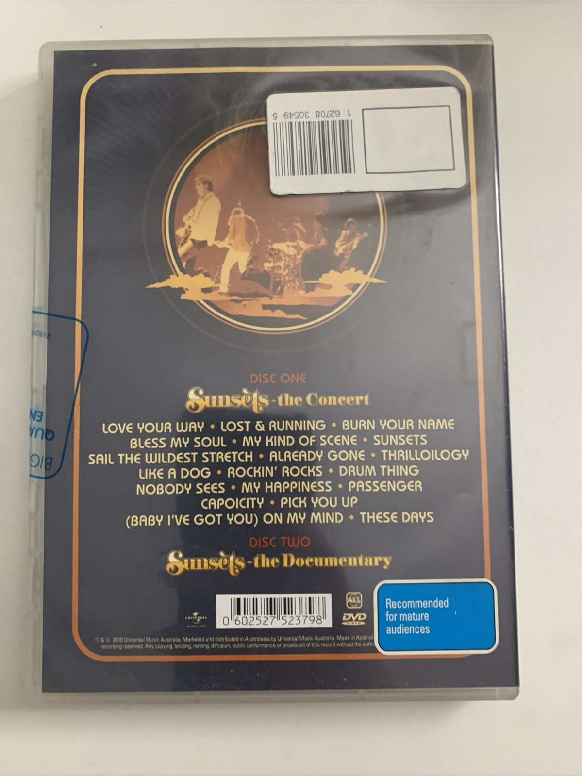 Powderfinger – Sunsets Farewell Tour (DVD, 2010) All Regions NEW