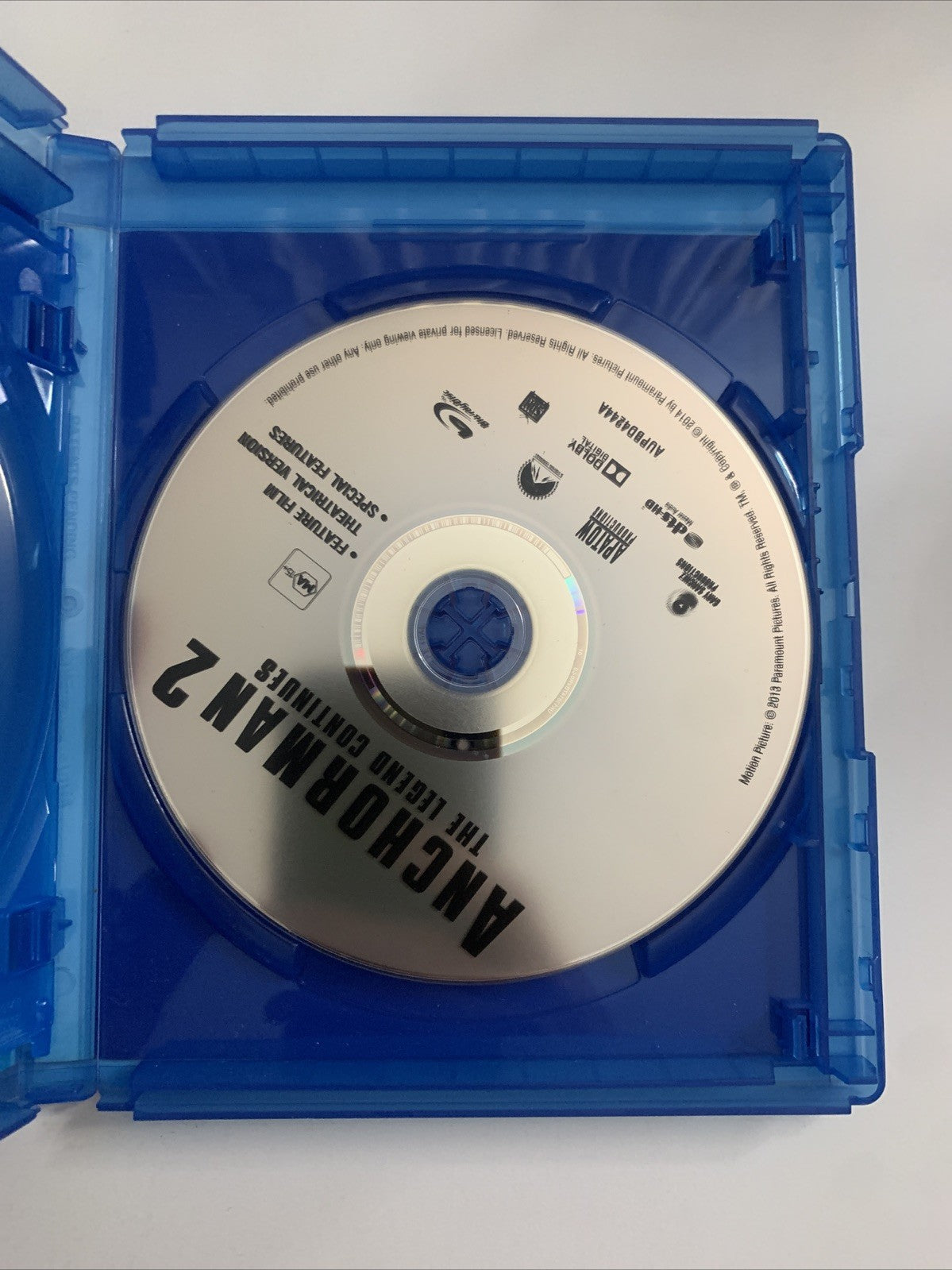 Anchorman 2: The Legend Continues (Blu-Ray, 2013) Will Ferrell Region B