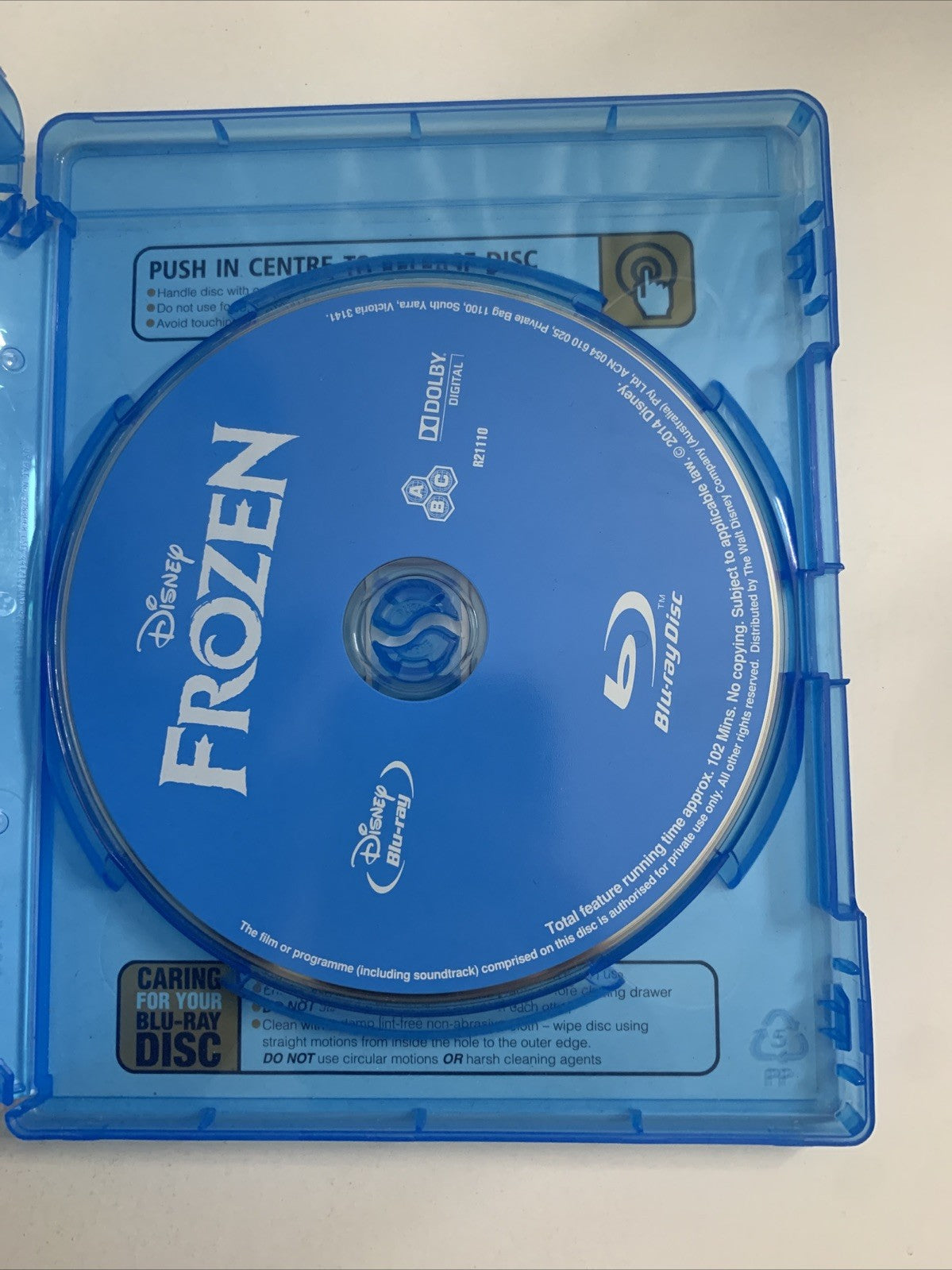 Frozen (Blu-ray, 2013) Disney Animated Movie All Regions
