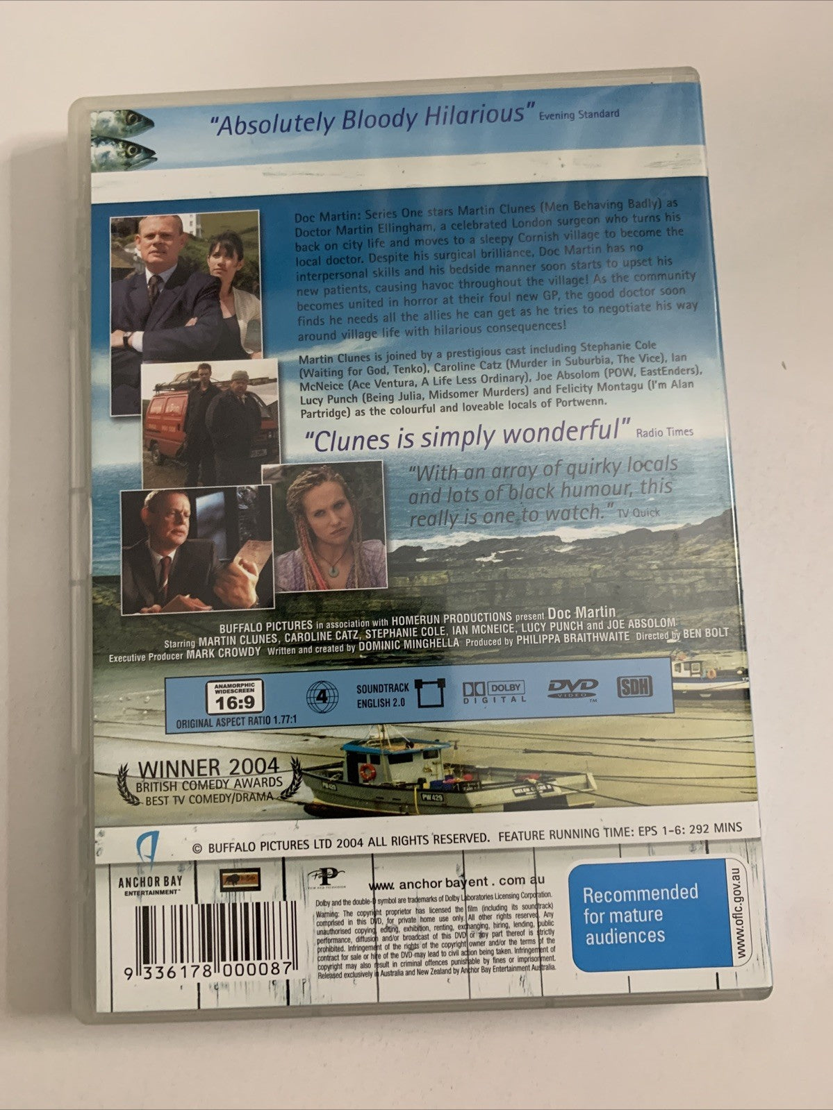 Doc Martin : Season 1 (DVD, 2003) Martin Clunes Region 4 NEW