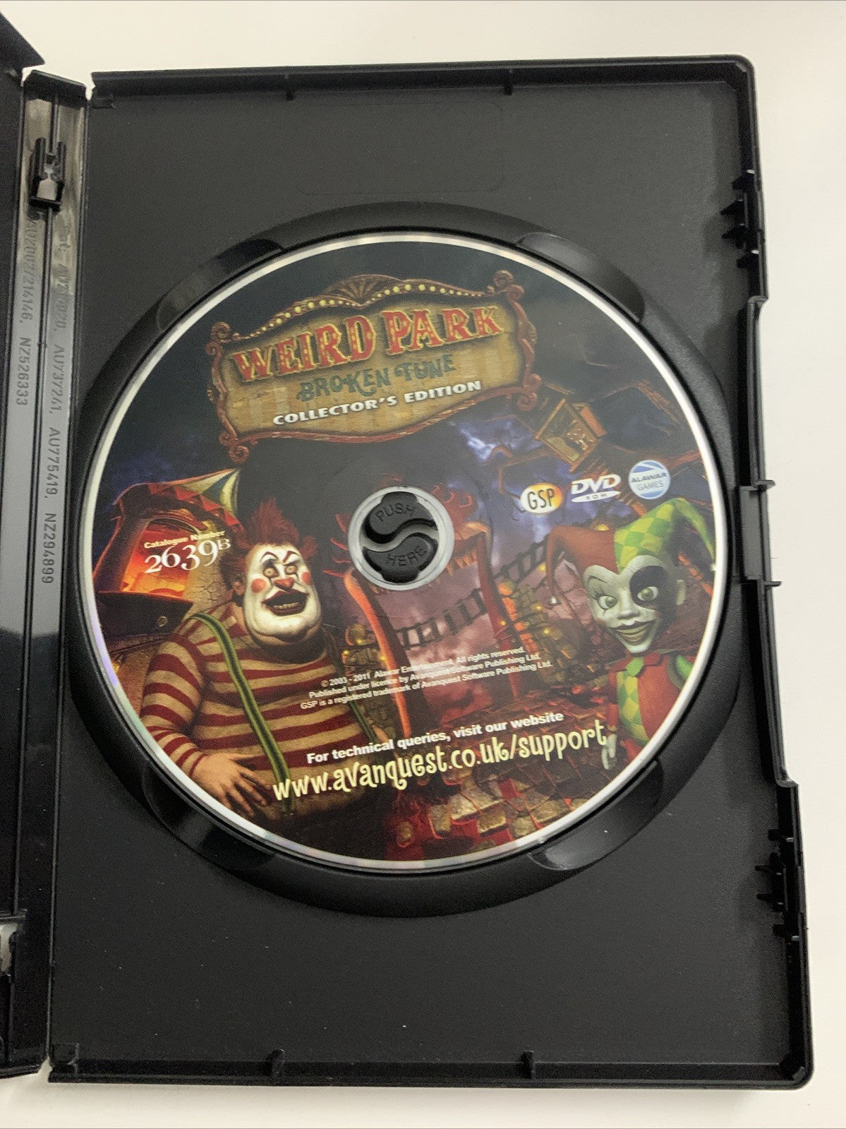 Weird Park Broken Tune PC DVD Windows Hidden Object Game