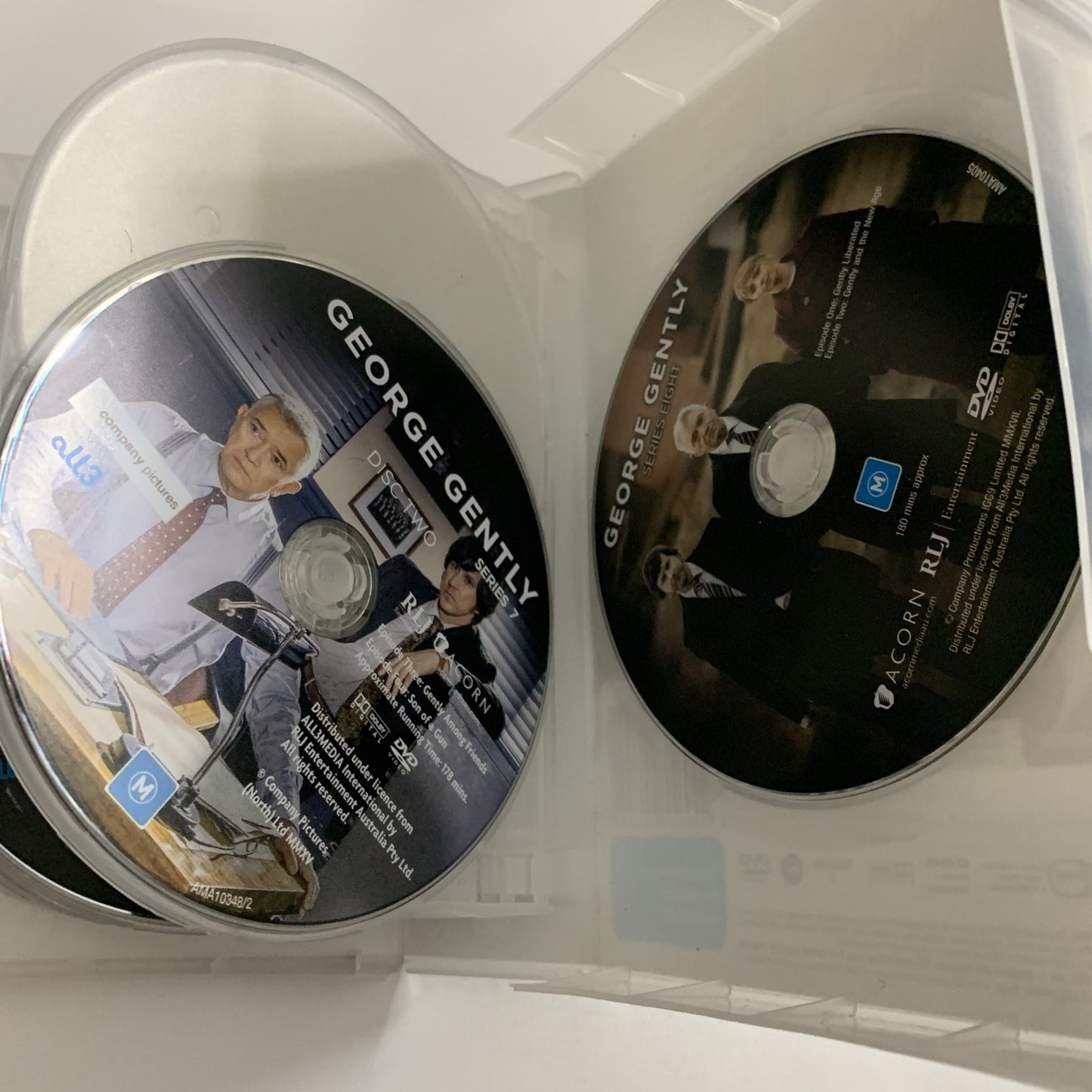 George Gently : Series 1-8 (DVD, 2017) Region 4 Missing 1 Disc