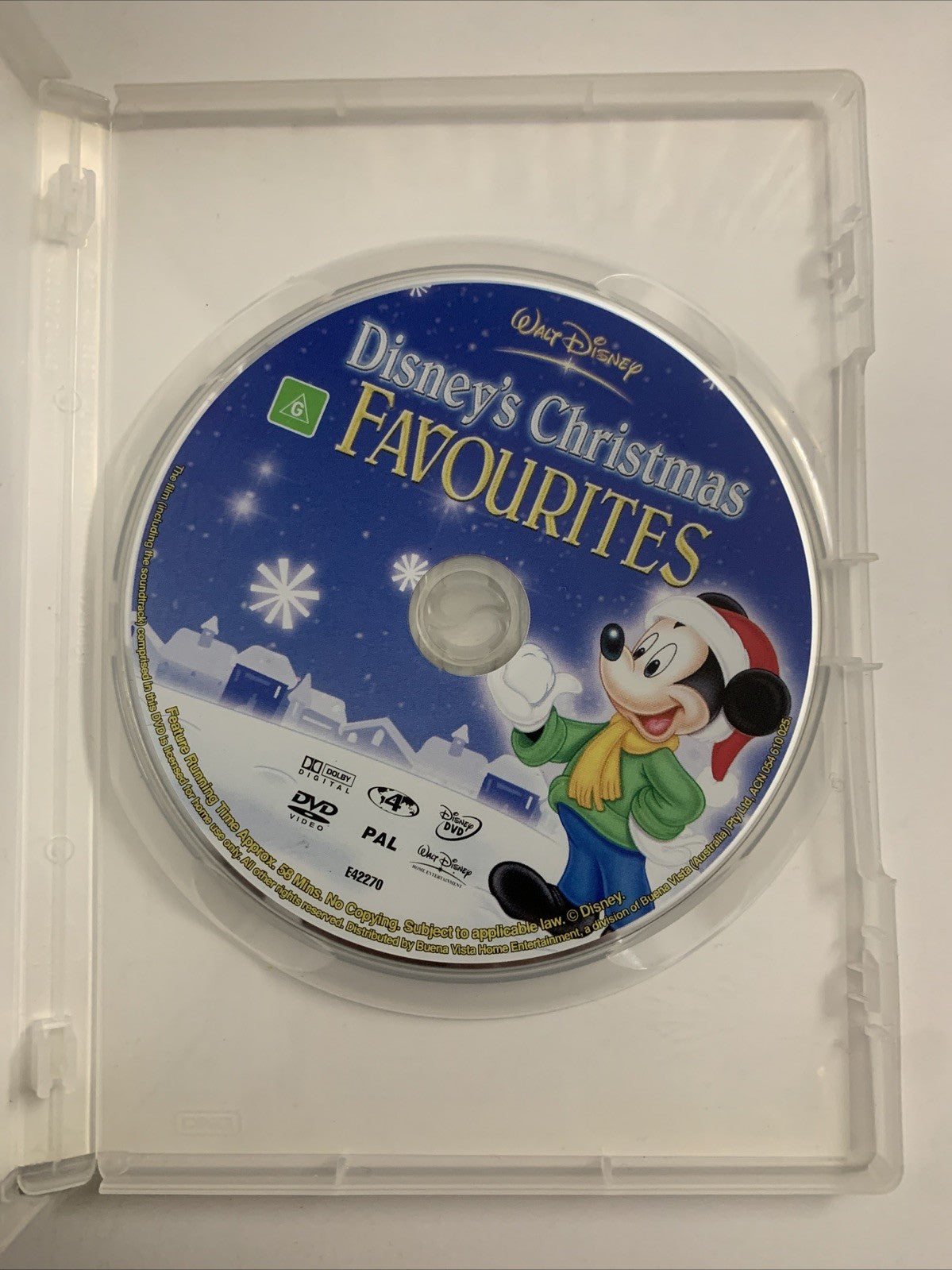 Disney's Christmas Favourites (DVD, 2005) Region 4