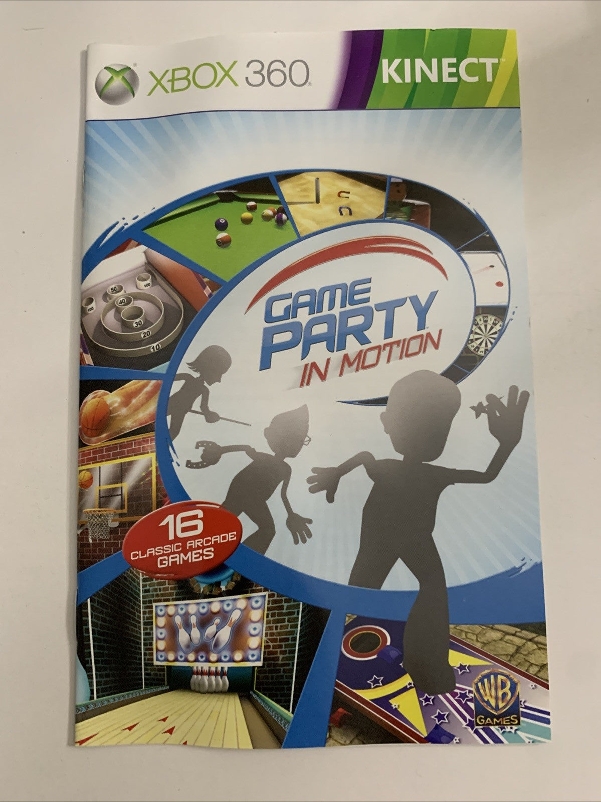 Game Party In Motion Microsoft XBOX 360 Kinect PAL Game Complete