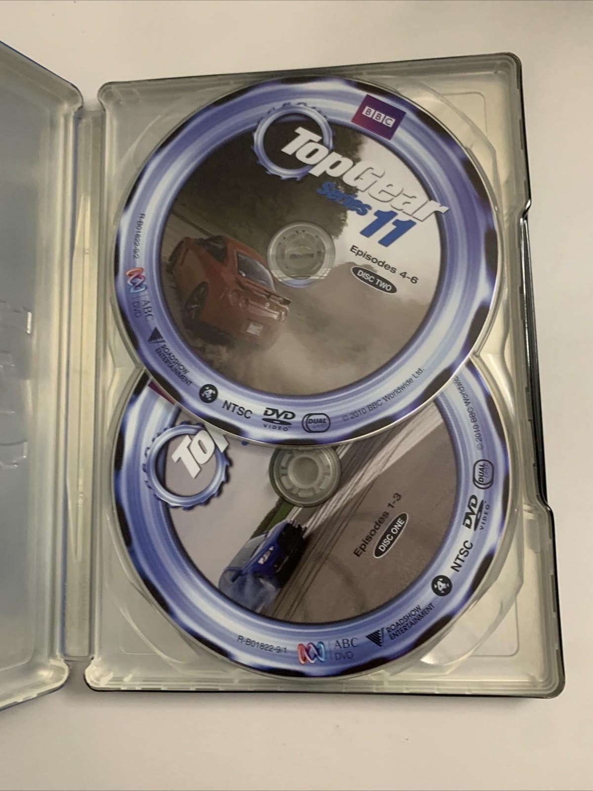 Top Gear : Series 11 Steelbook (DVD, 2009) Jeremy Clarkson Region 4