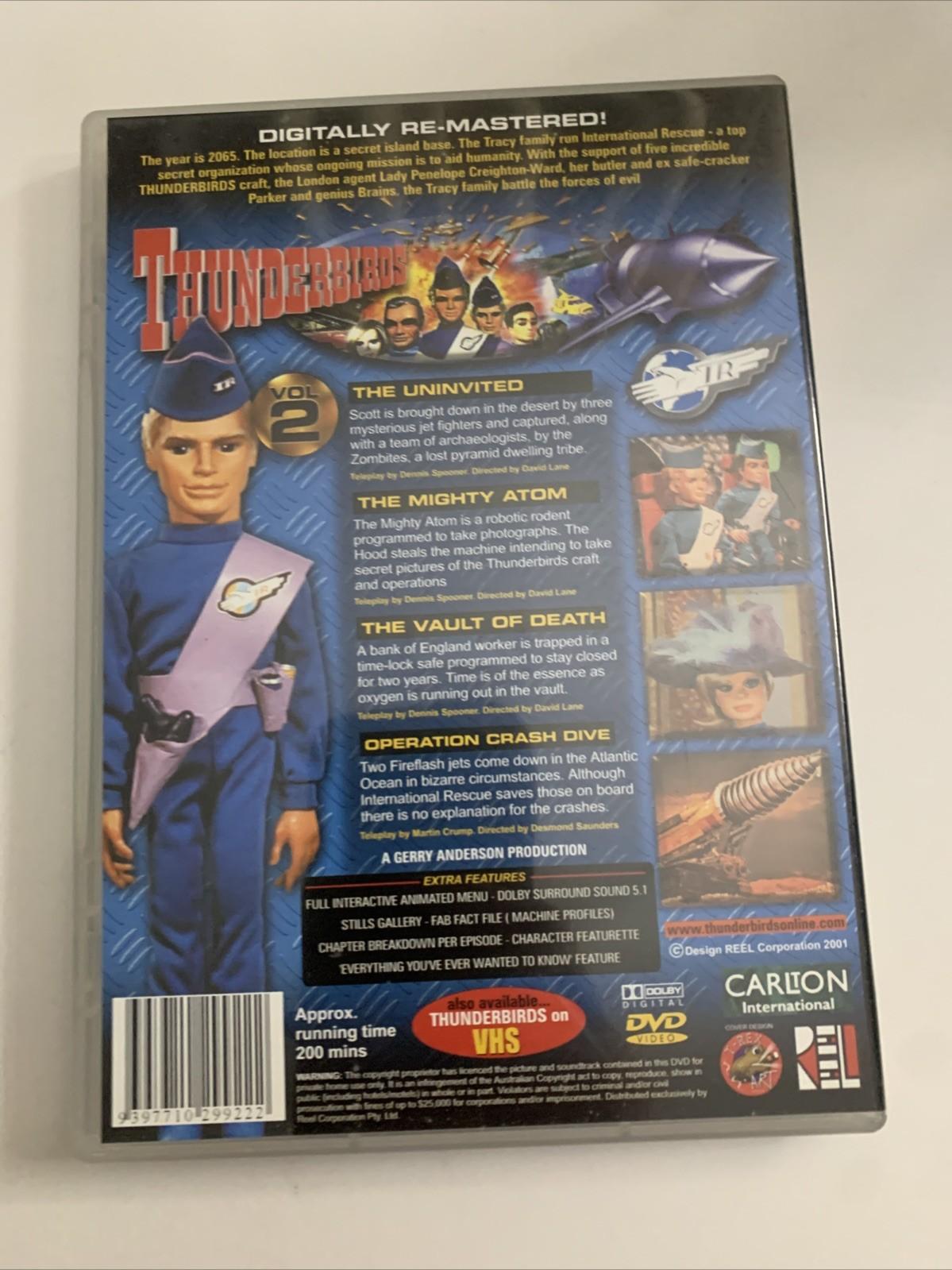 Thunderbirds Volume 1 & 2 (DVD, 1965) Region 4