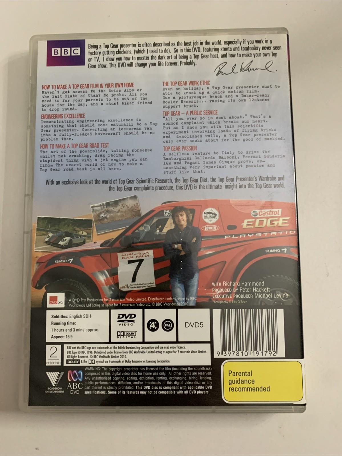 Top Gear : Richard Hammond's Uncovered Special (DVD, 2009) Region 4 NEW