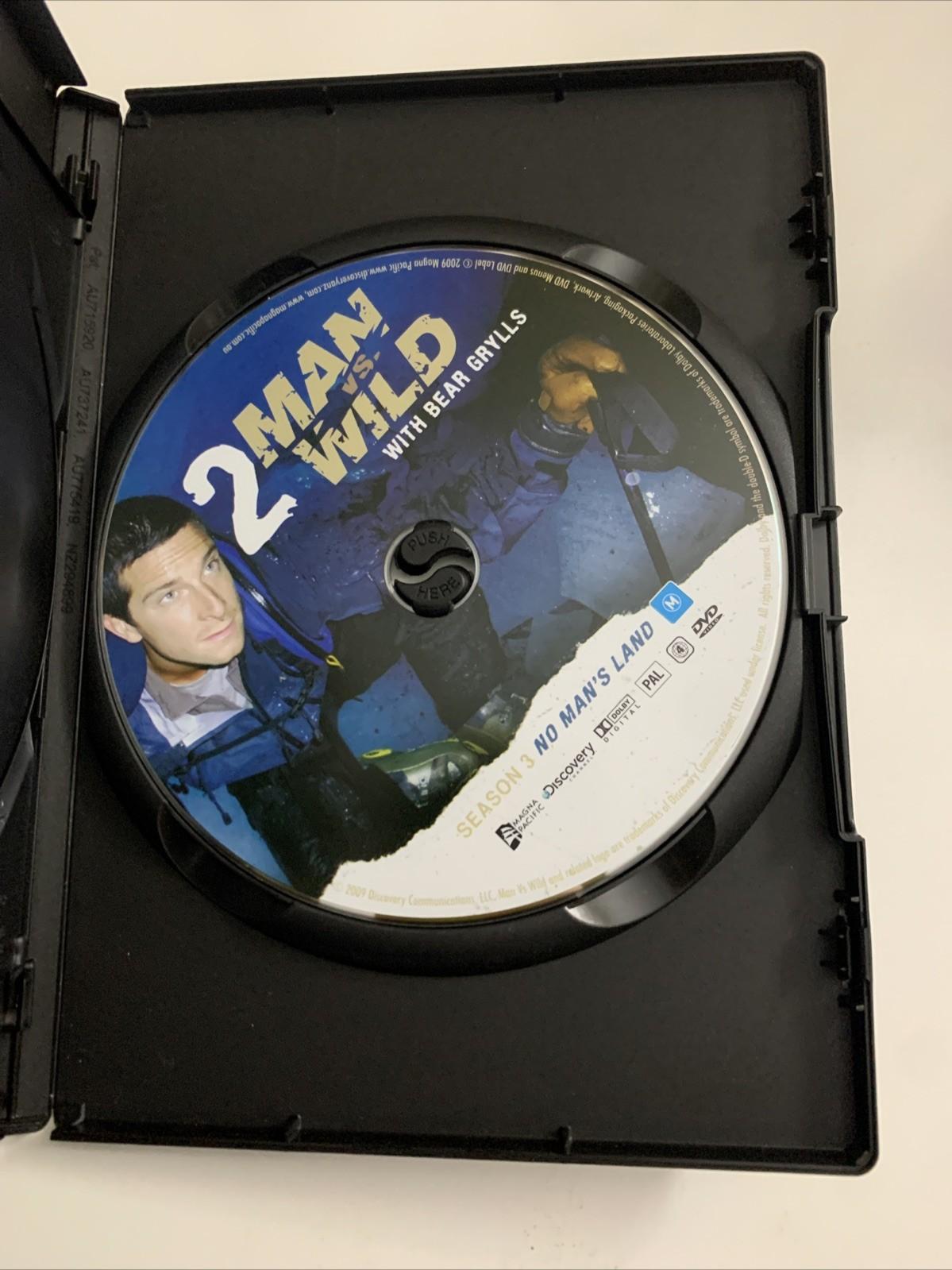 Man Vs Wild : No Man's Land Season 3 (DVD, 2008) Bear Grylls Region 4