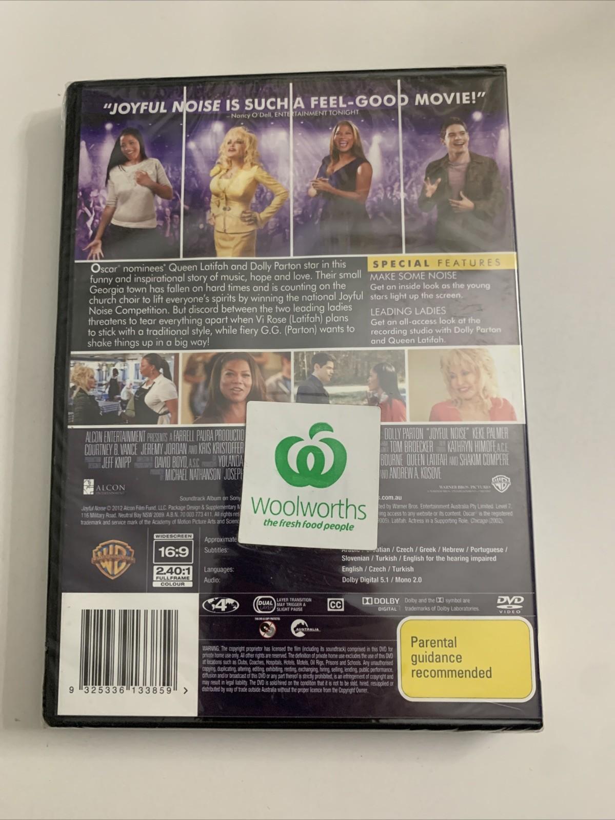 Joyful Noise (DVD, 2012) Queen Latifah, Dolly Parton Region 4 NEW