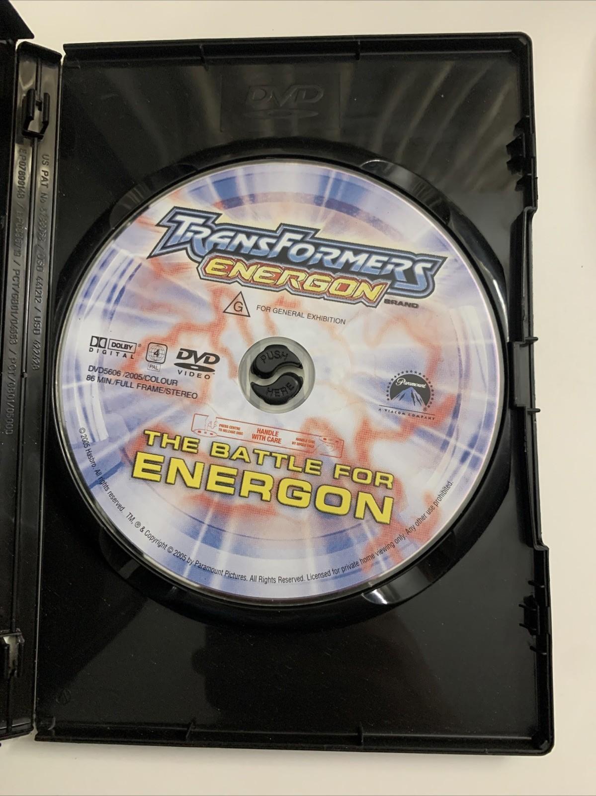 Transformers Energon : The Battle For Energon Vol 1 (DVD, 2004) Region 4