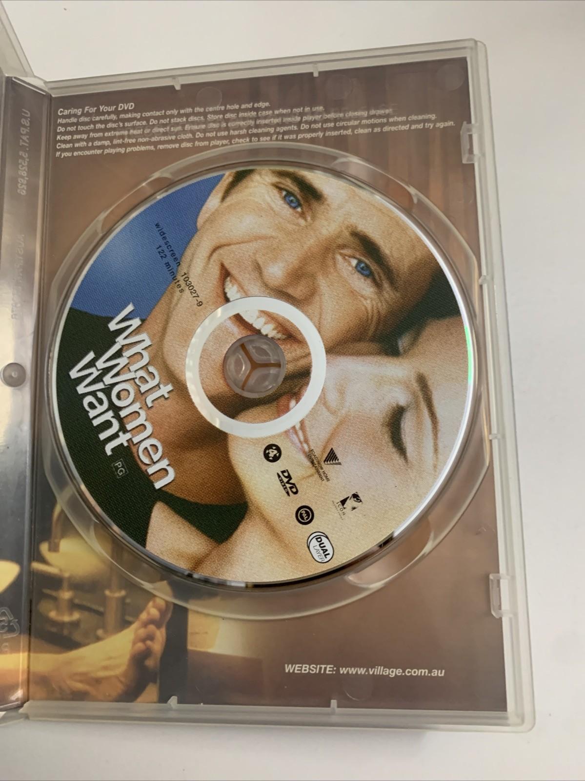 What Women Want (DVD, 2000) Mel Gibson, Helen Hunt Region 4