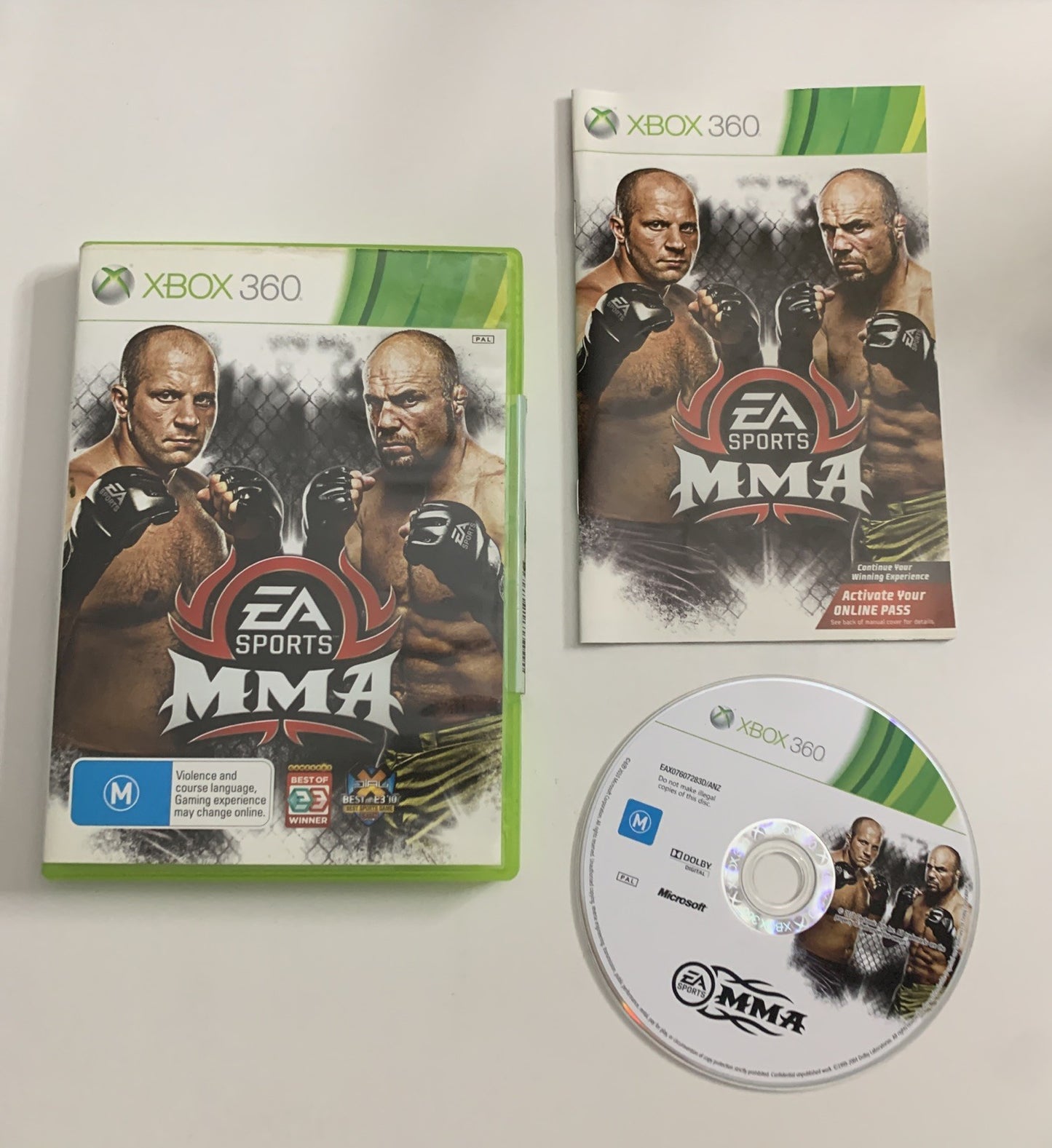 EA Sports MMA Microsoft XBOX 360 PAL 2010 Game Complete
