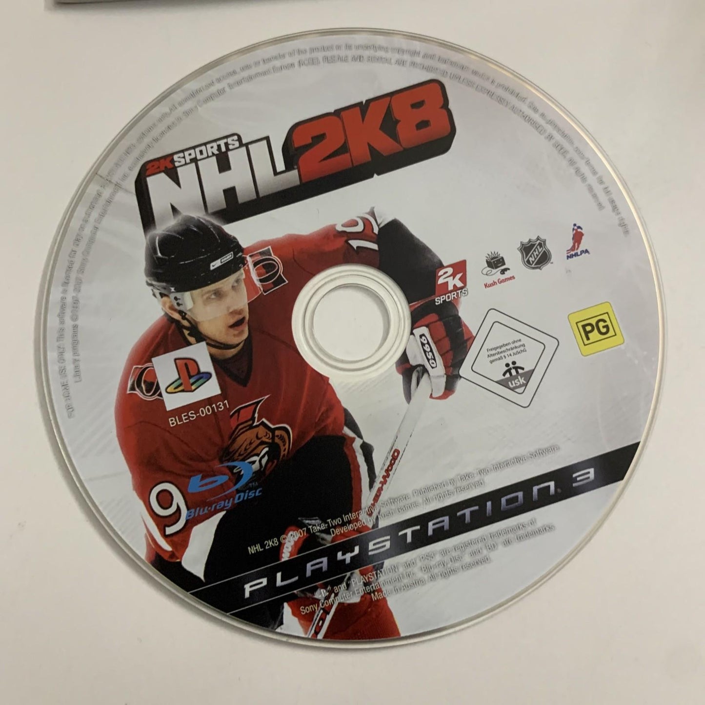 NHL 2K8 PS3 Playstation 3 Game Complete