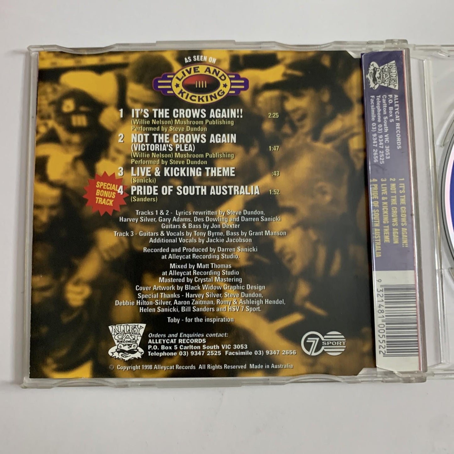 It's The Crows Again!! (CD, 1998) Australia ACR 2525