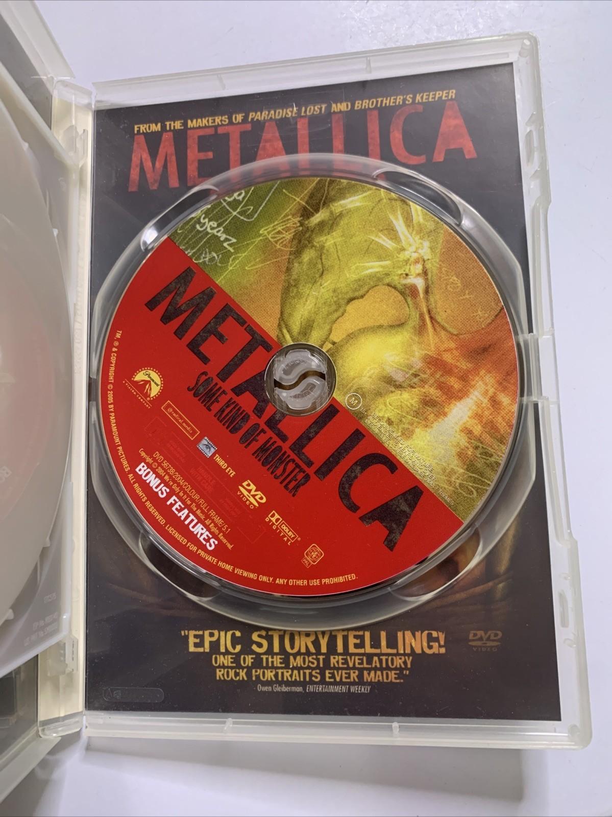 Metallica Some Kind Of Monster (DVD, 2004, 2-Discs) Region 4