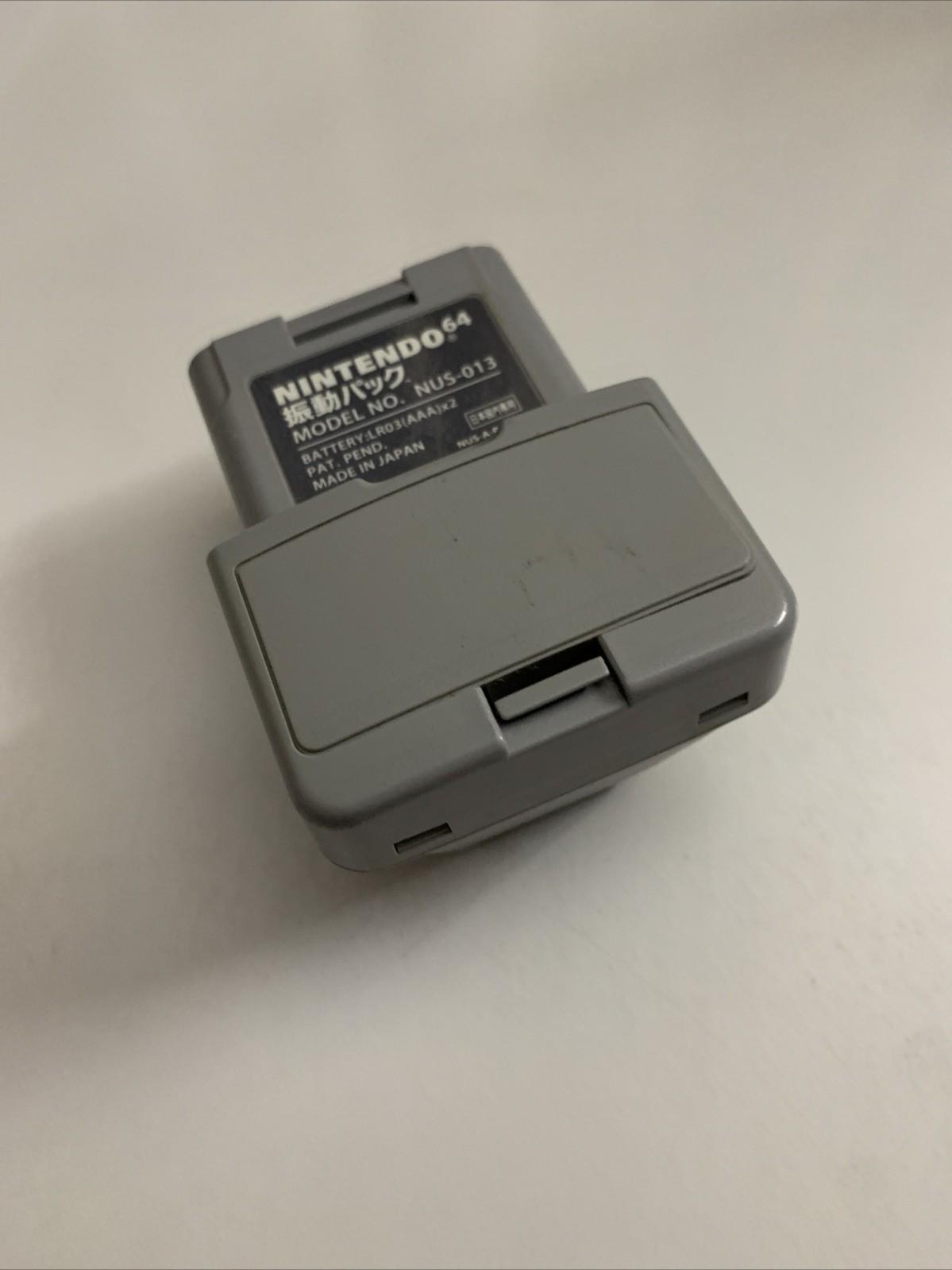 Genuine N64 Nintendo 64 Rumble Pak Adapter NUS-013 Made In Japan