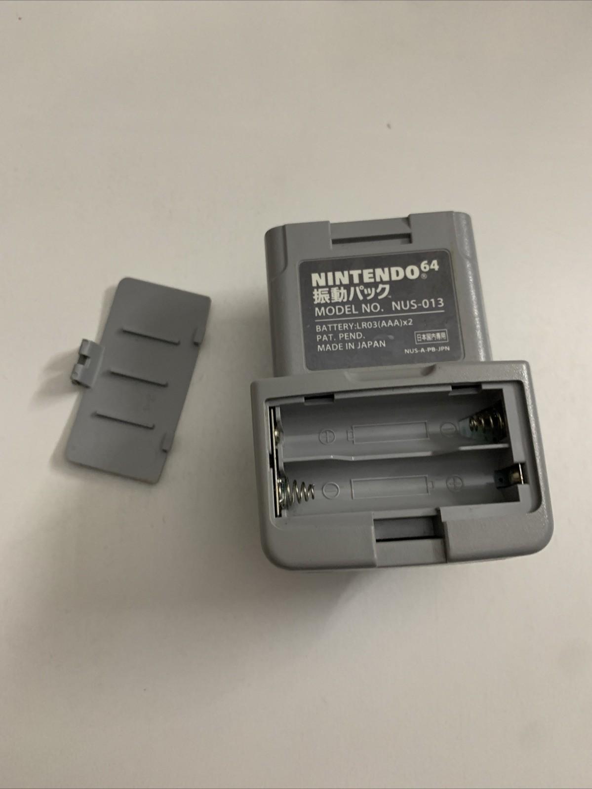 Genuine N64 Nintendo 64 Rumble Pak Adapter NUS-013 Made In Japan