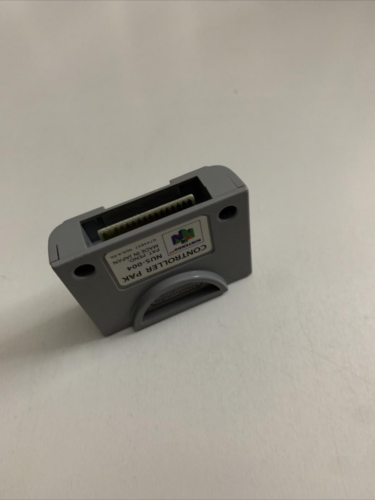 Official N64 Nintendo 64 Controller Pak Memory Card NUS-004
