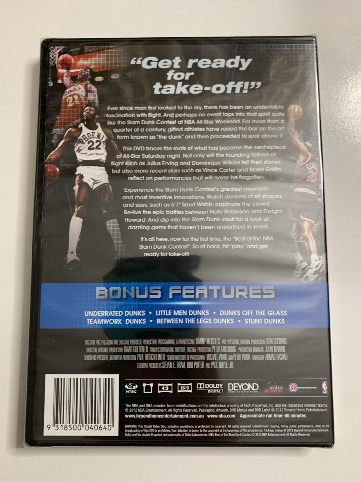 NBA Best Of The Slam Dunk Contest (DVD, 2010) Region 4 NEW Sealed