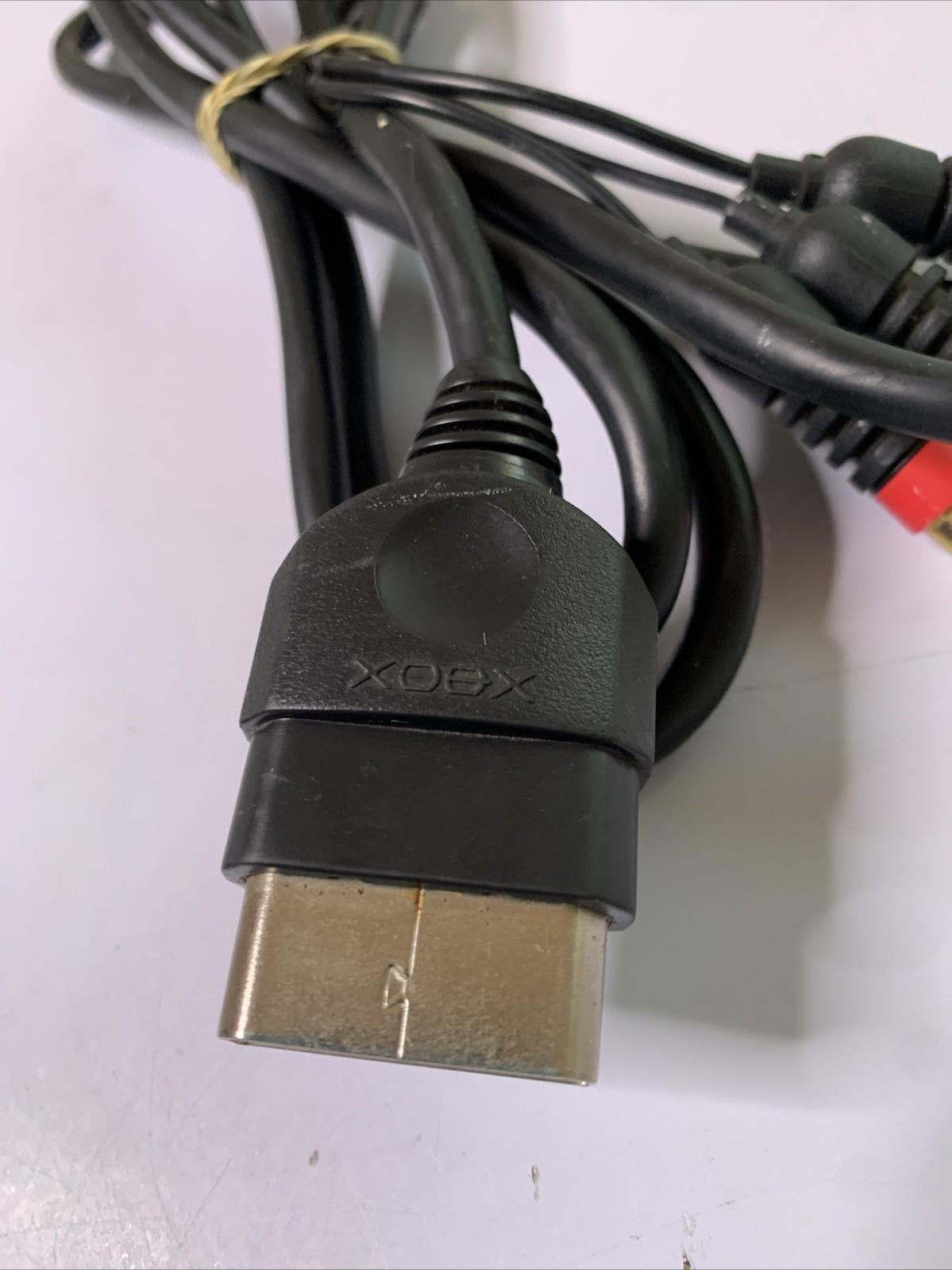 Genuine Official Microsoft XBOX Original AV Cable Composite
