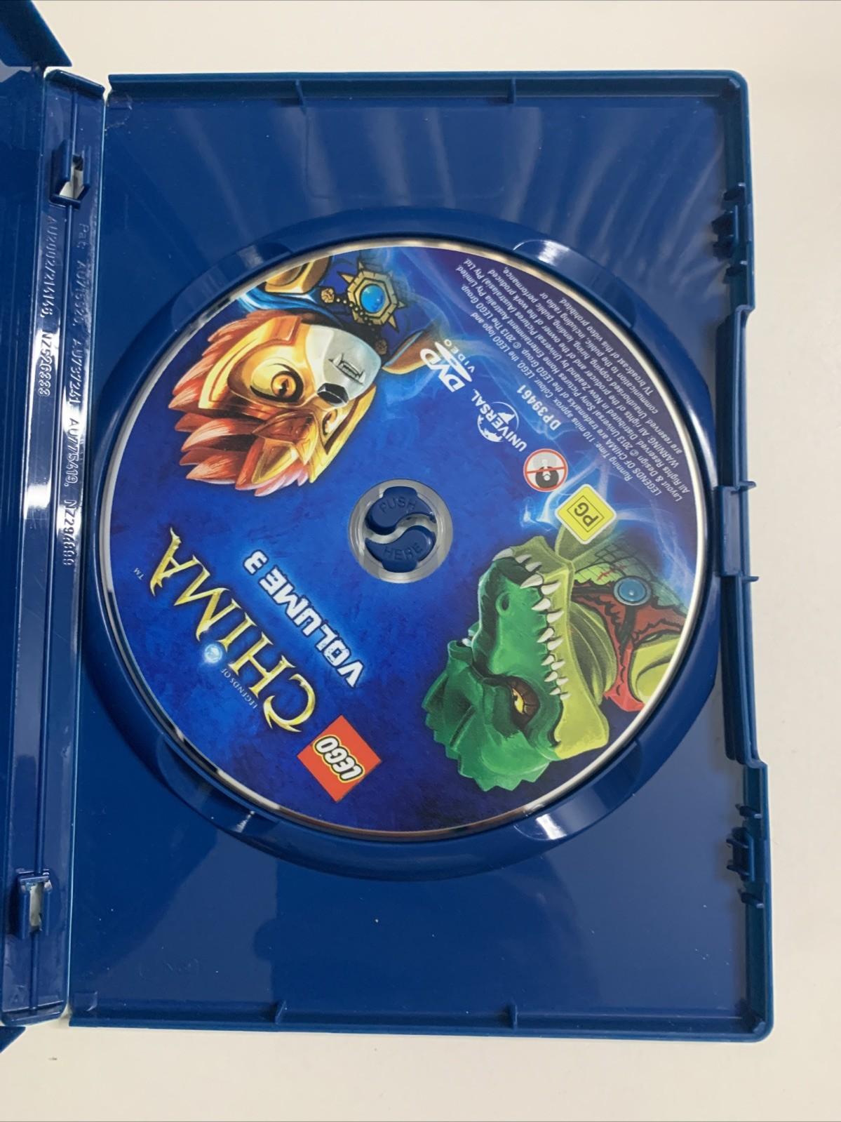 LEGO Legends Of Chima : Vol 3 (DVD, 2013) Animation Region 4 &2