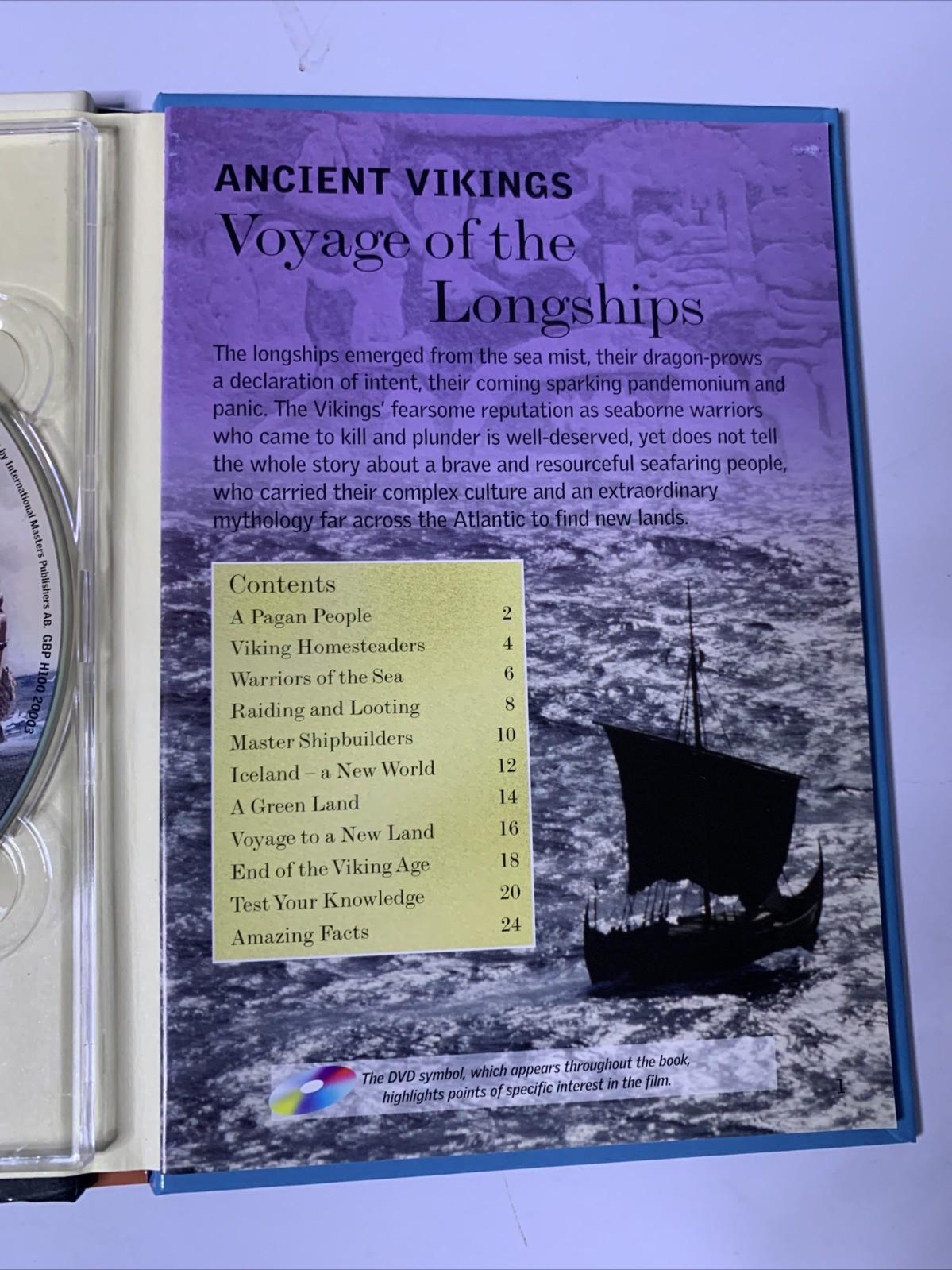 The Vikings: Voyage Of The Longships (DVD + Booklet, 2008) All Regions