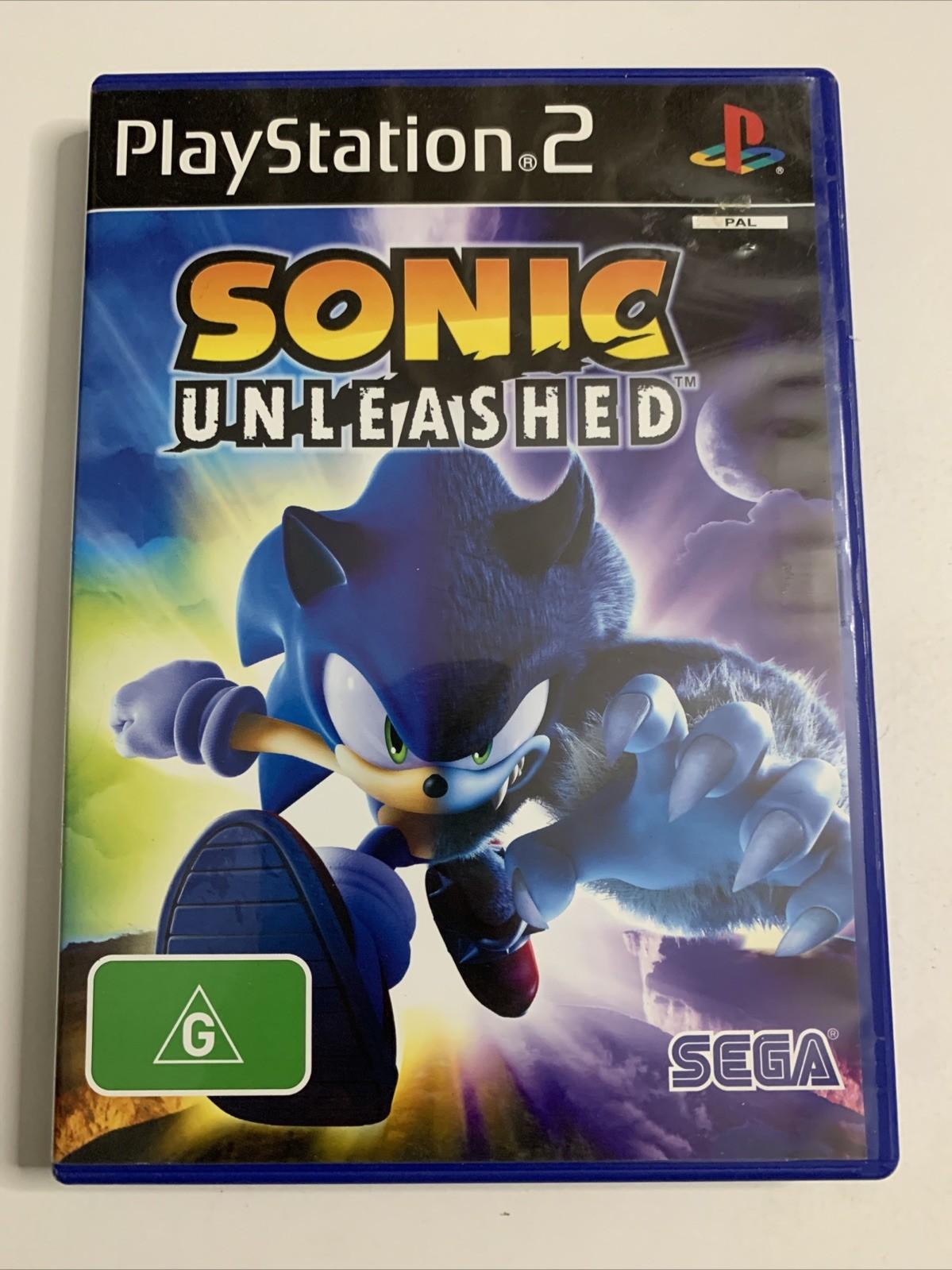 Sonic Unleashed 2008 PS2 Sony Playstation 2 PAL SEGA Platformer Game Complete