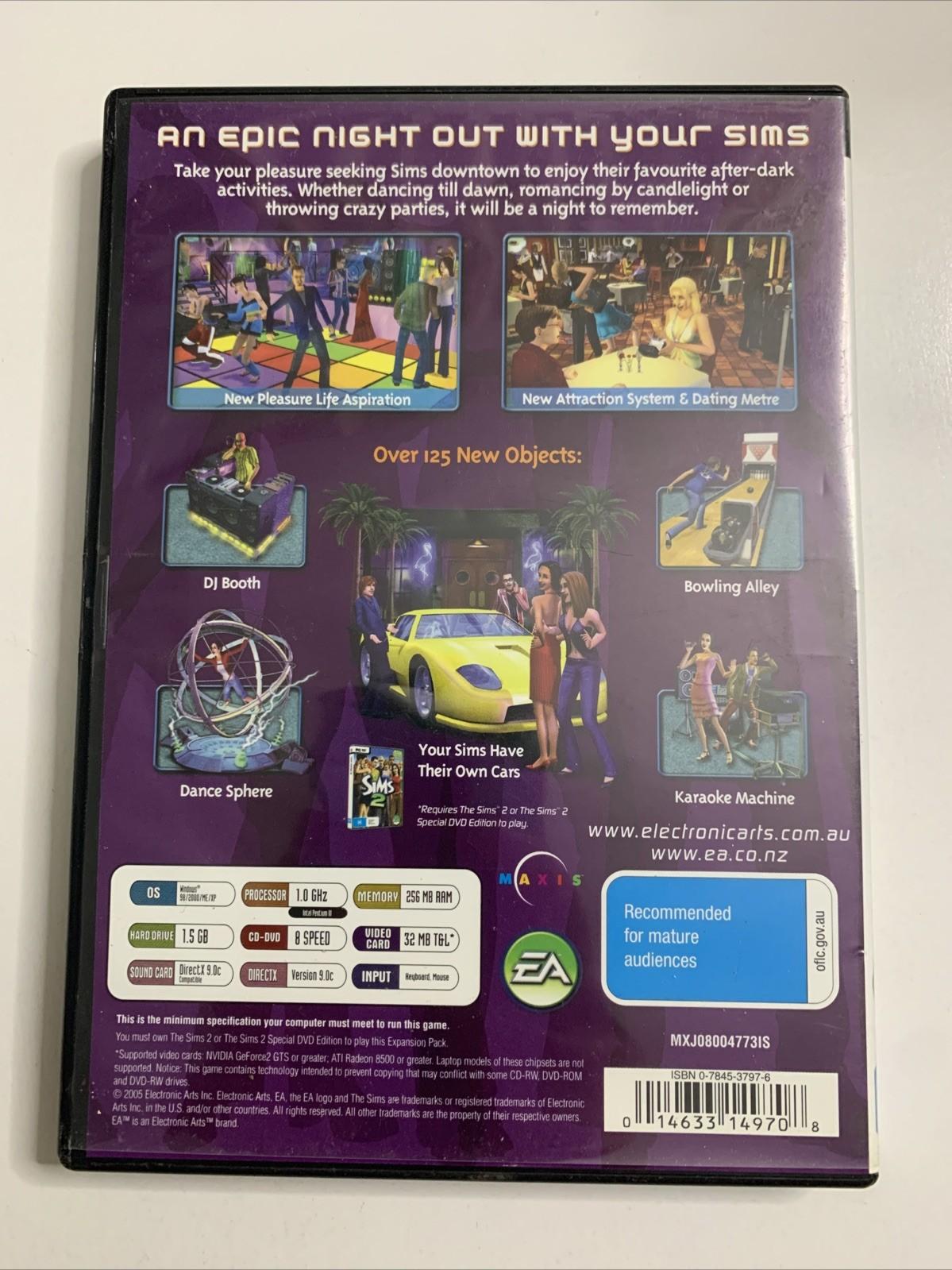 The Sims 2 Nightlife Expansion Pack PC CD-ROM Windows Game