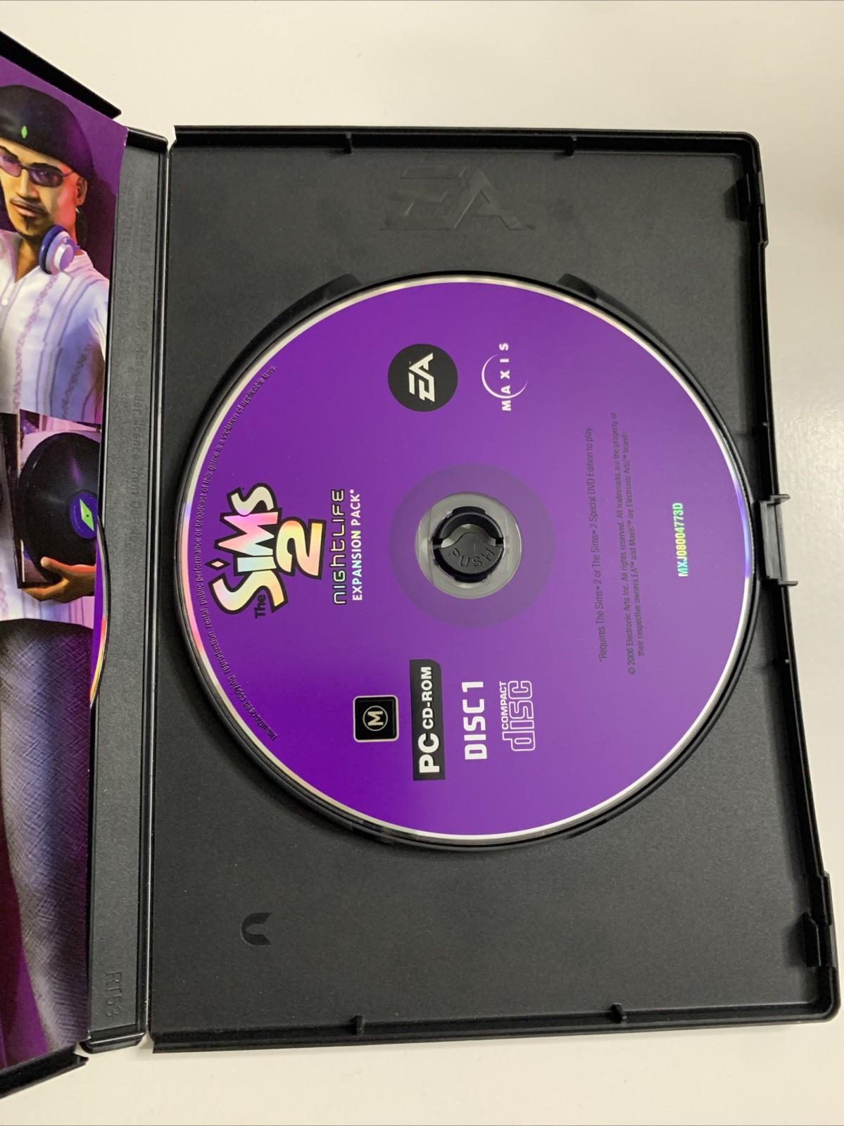 The Sims 2 Nightlife Expansion Pack PC CD-ROM Windows Game
