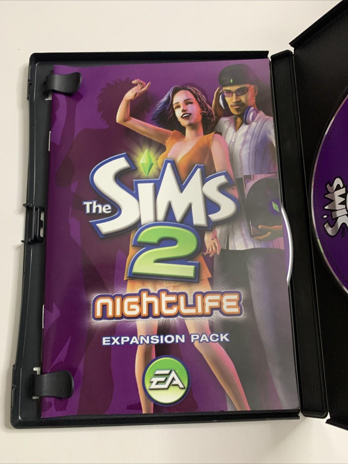 The Sims 2 Nightlife Expansion Pack PC CD-ROM Windows Game