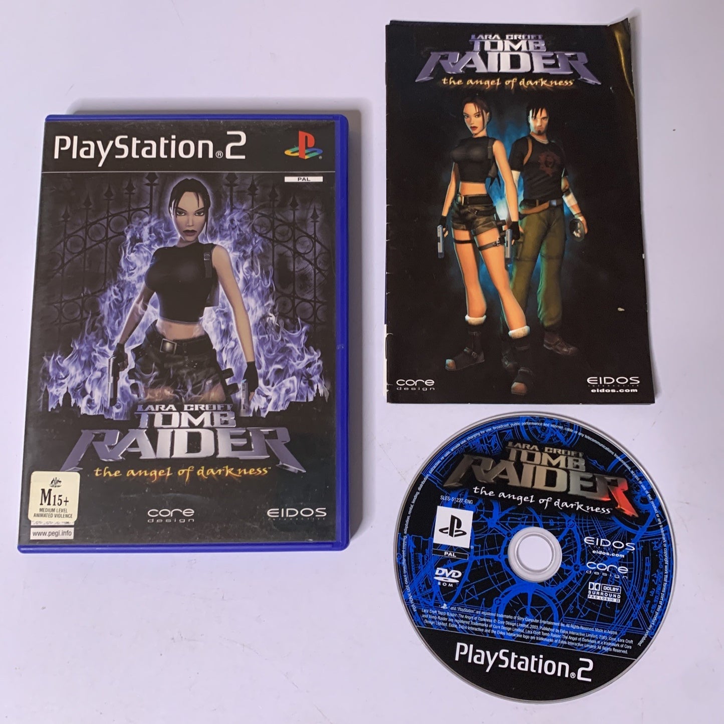 Lara Croft Tomb Raider: The Angel Of Darkness PS2 Playstation 2 Game Complete