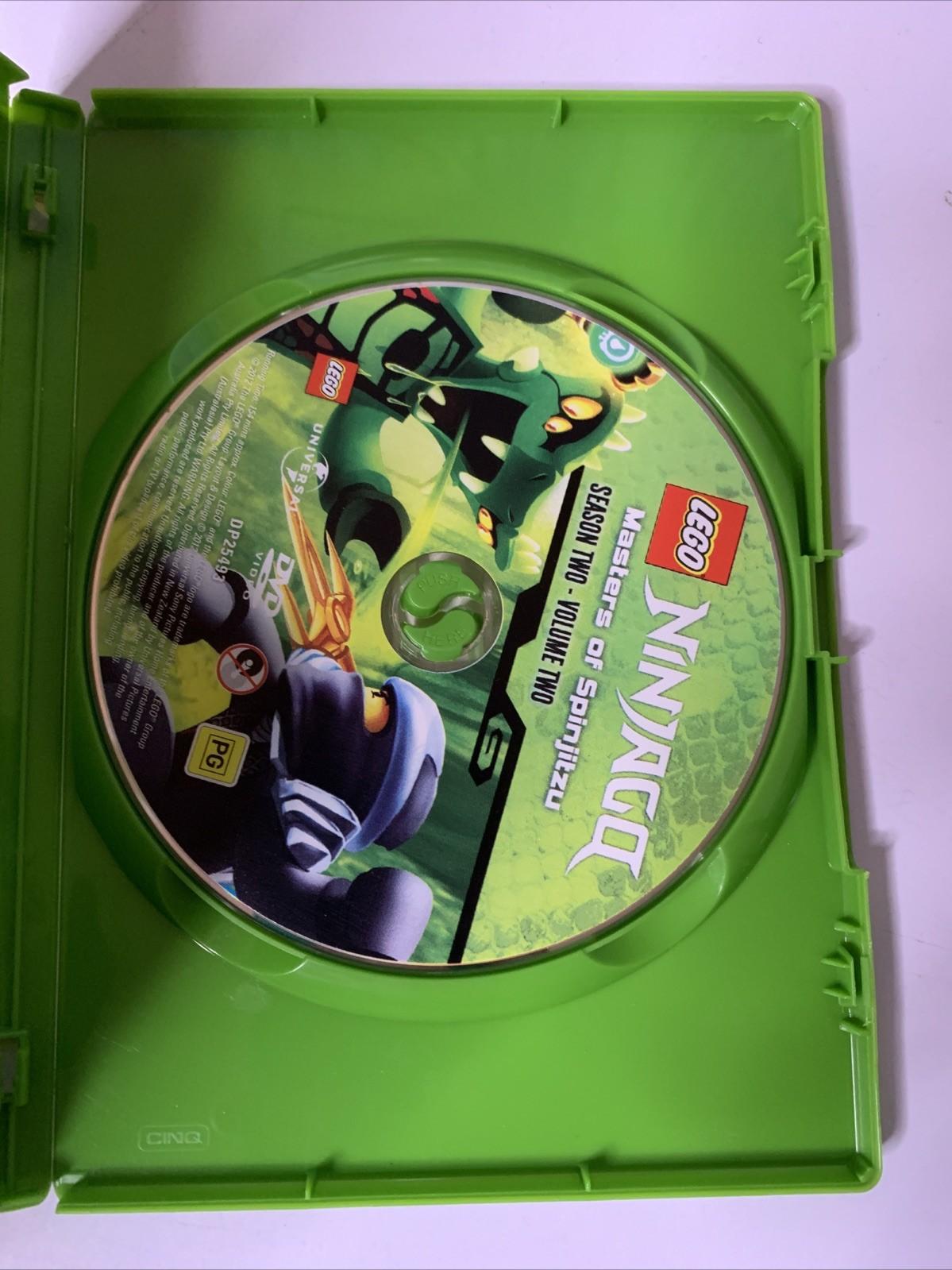 LEGO Ninjago Masters of Spinjitzu : Series 2 Vol 2 (DVD, 2011) Region 4 &2