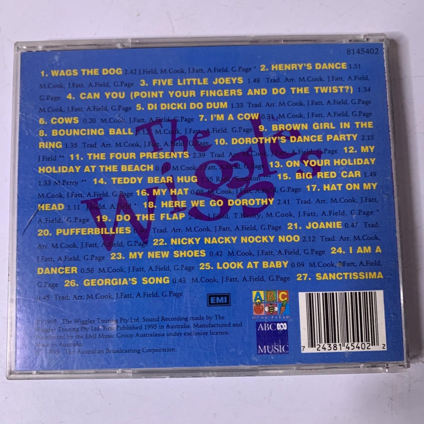 The Wiggles – Big Red Car (CD, 1995) Album Australia