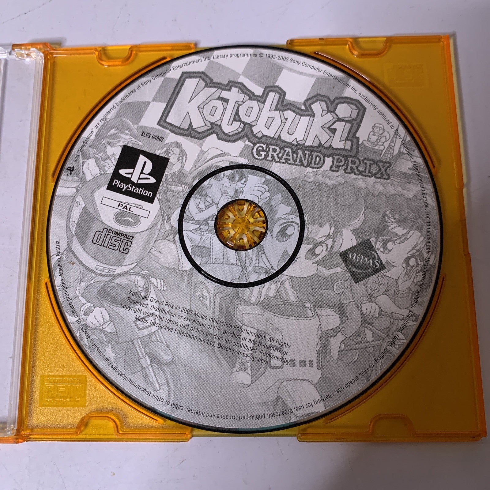 Kotobuki Grand Prix Playstation - Prix - Photo - Présentation