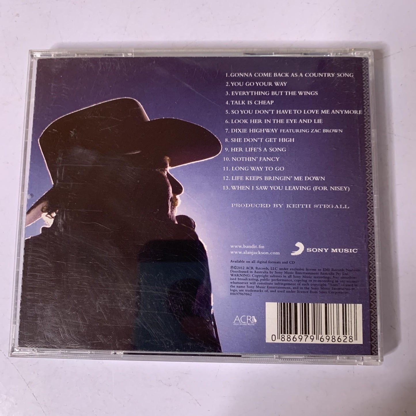 Alan Jackson – Thirty Miles West (CD, 2012) Album