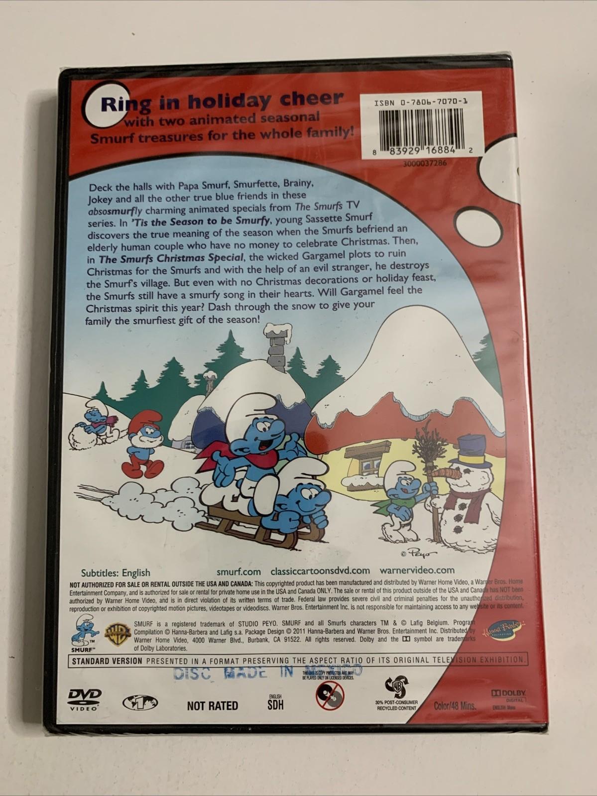 The Smurfs Holiday Celebration (DVD, 1982) Animation Region 1 NEW