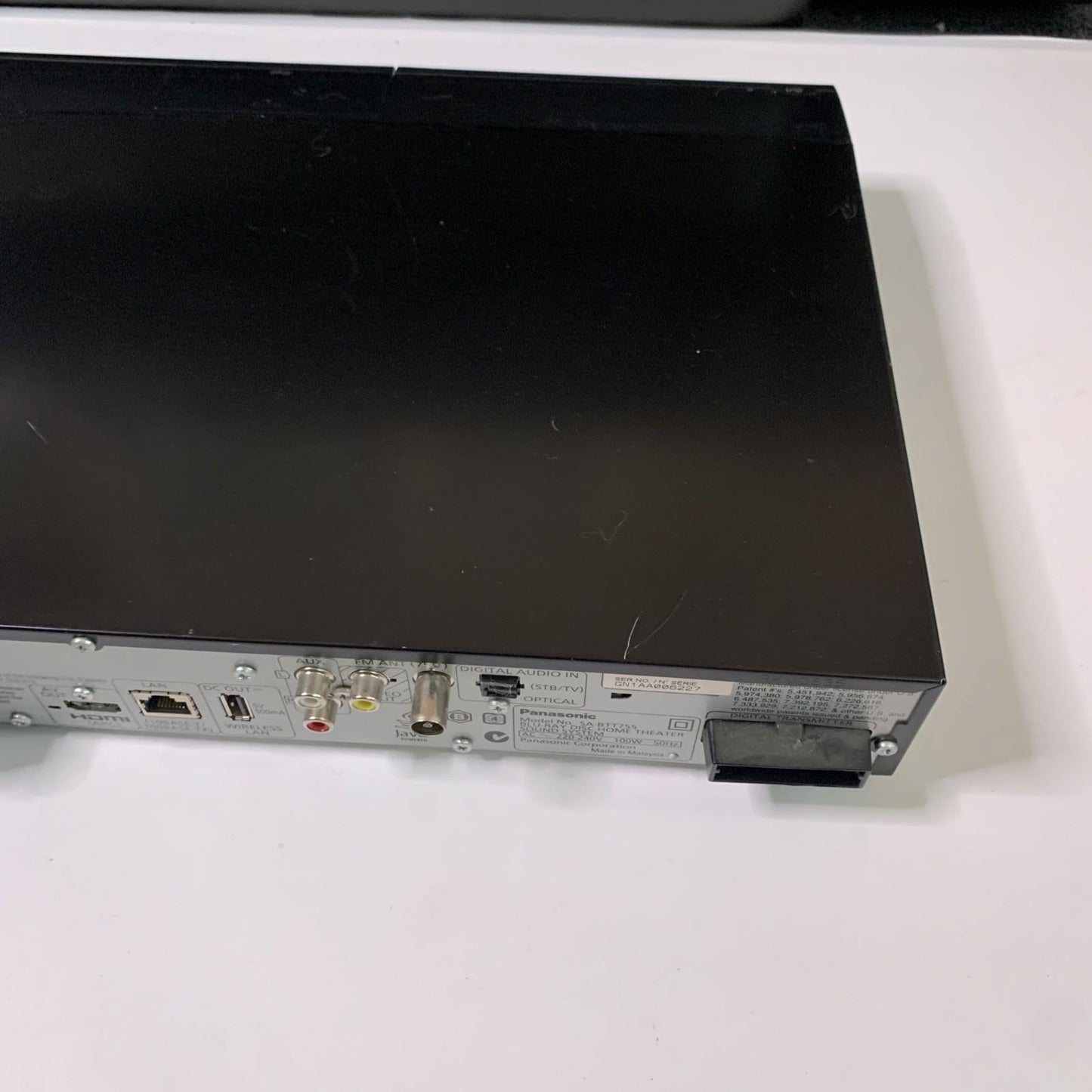Panasonic 3D Blu-ray Player Home Theatre Receiver SA-BTT755