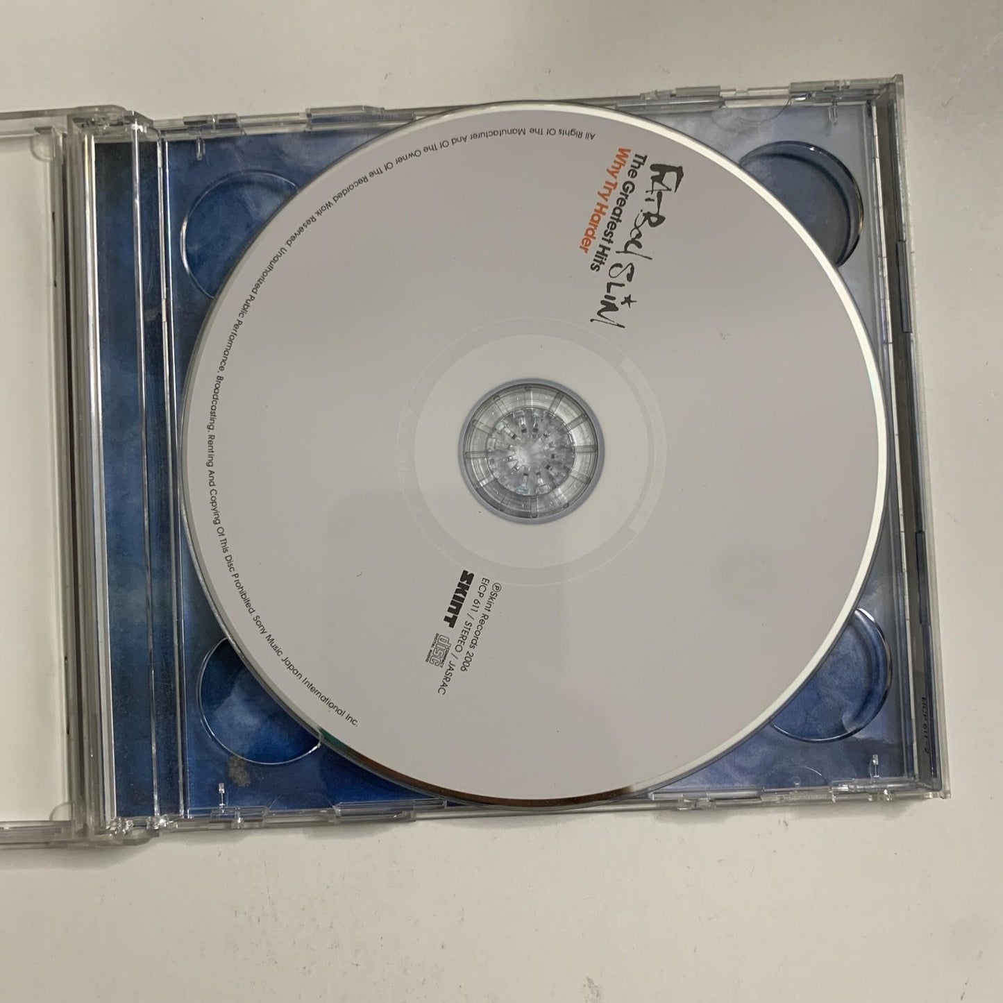 Fatboy Slim – The Greatest Hits: Why Try Harder (CD + DVD, 2006) Obi Japan